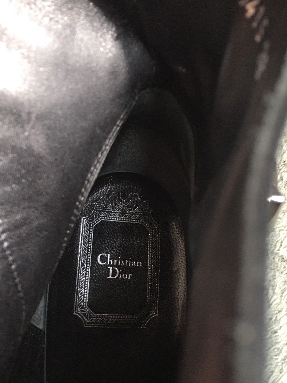 Dior DIOR Black Leather Zip Ankle Boots EU 38 Size US 8 / IT 38 - 13 Thumbnail