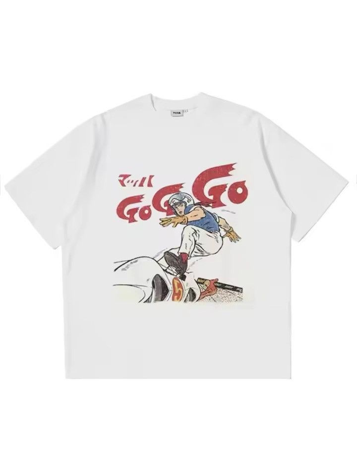 Japanese Brand Speed Racer White Tee Size US L / EU 52-54 / 3 - 2 Thumbnail