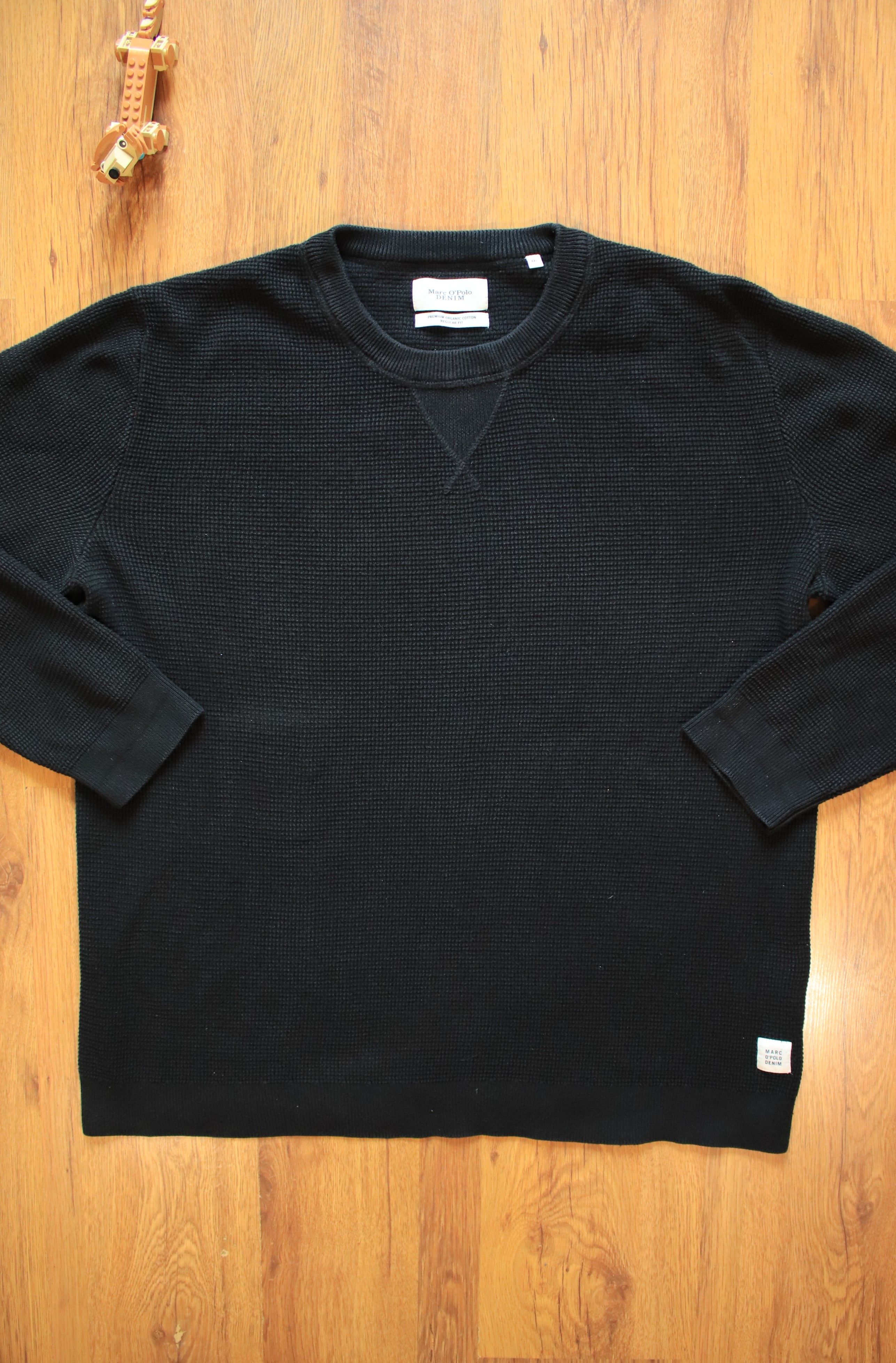 Marc O'Polo Marc O'Polo black sweater size XXL men's cotton long sleeve Size US XXL / EU 58 / 5 - 1 Thumbnail