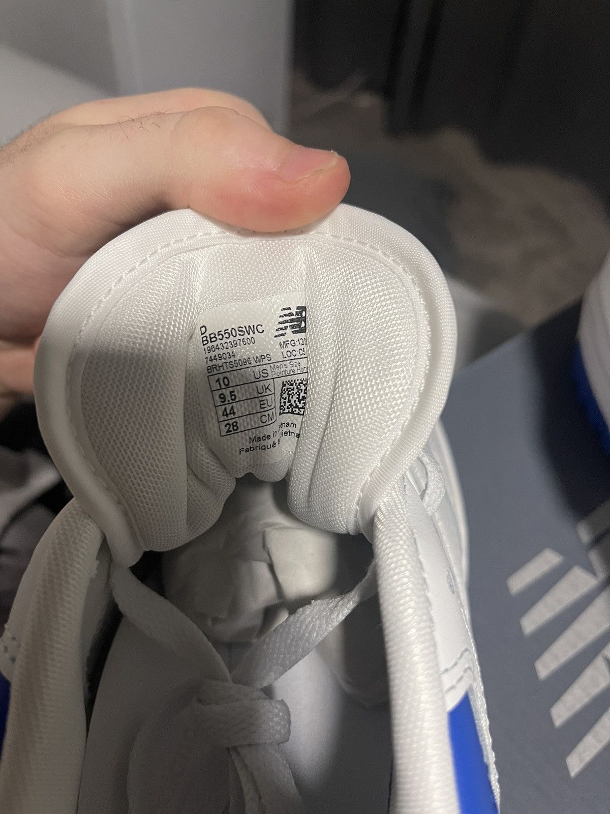 New Balance × Vintage New Balance 550 ‘White Blue’ DEADSTOCK Size US 10 / EU 43 - 5 Thumbnail
