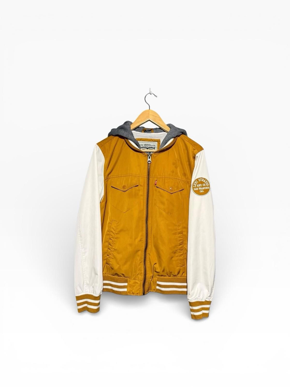 Levi's Levi’s Hooded Jacket Mustard Full Zip S Men’s Size US S / EU 44-46 / 1 - 1 Thumbnail