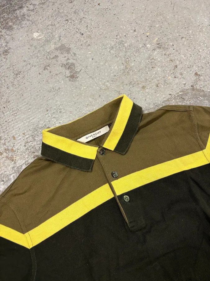 Givenchy SS2017 Givenchy Yellow & Brown Harmony Polo Size US S / EU 44-46 / 1 - 3 Thumbnail