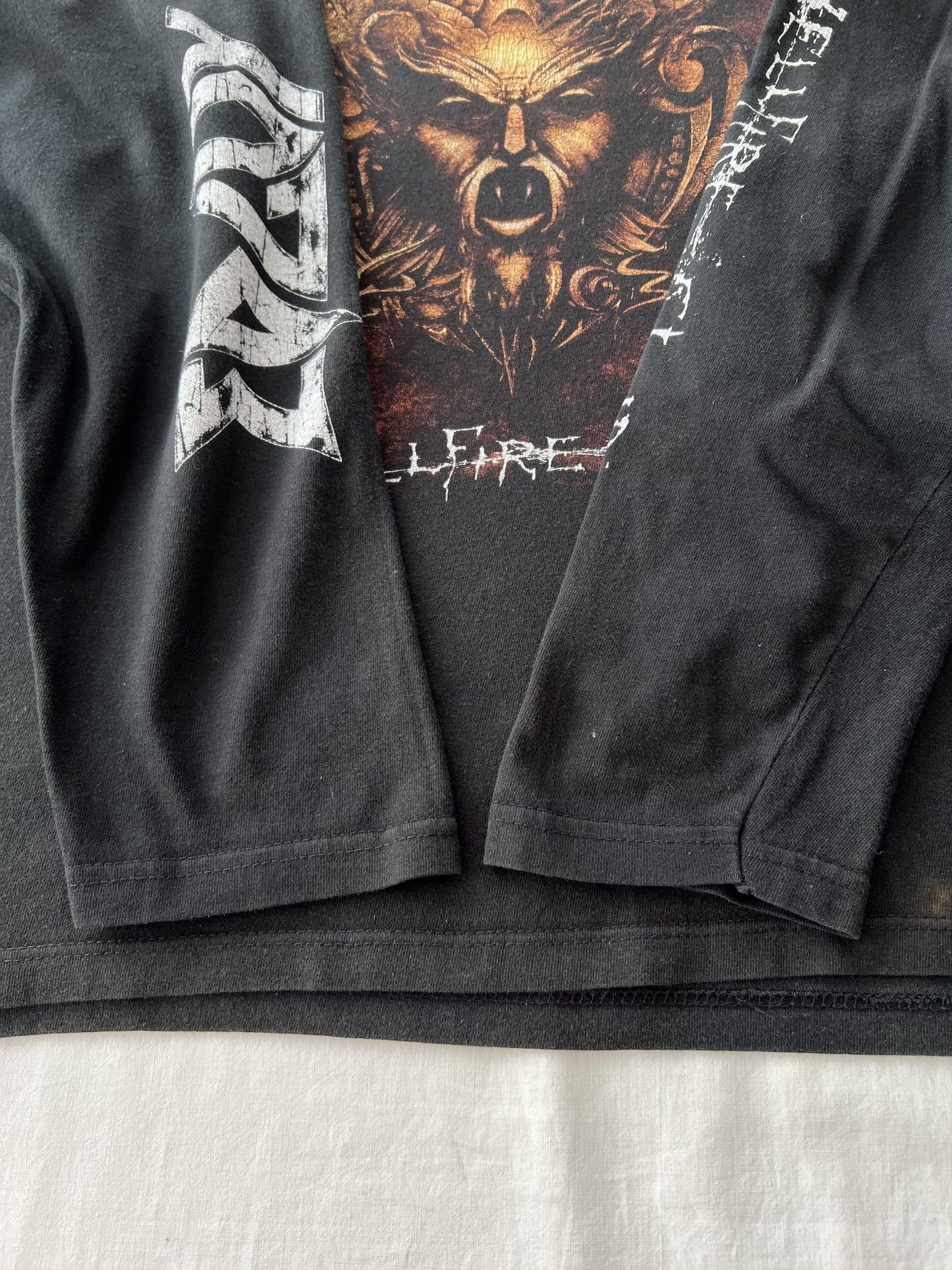 Band Tees Vintage 2004 Edguy Hellfire Club Black Long Sleeve T-shirt Size US XL / EU 56 / 4 - 9 Thumbnail