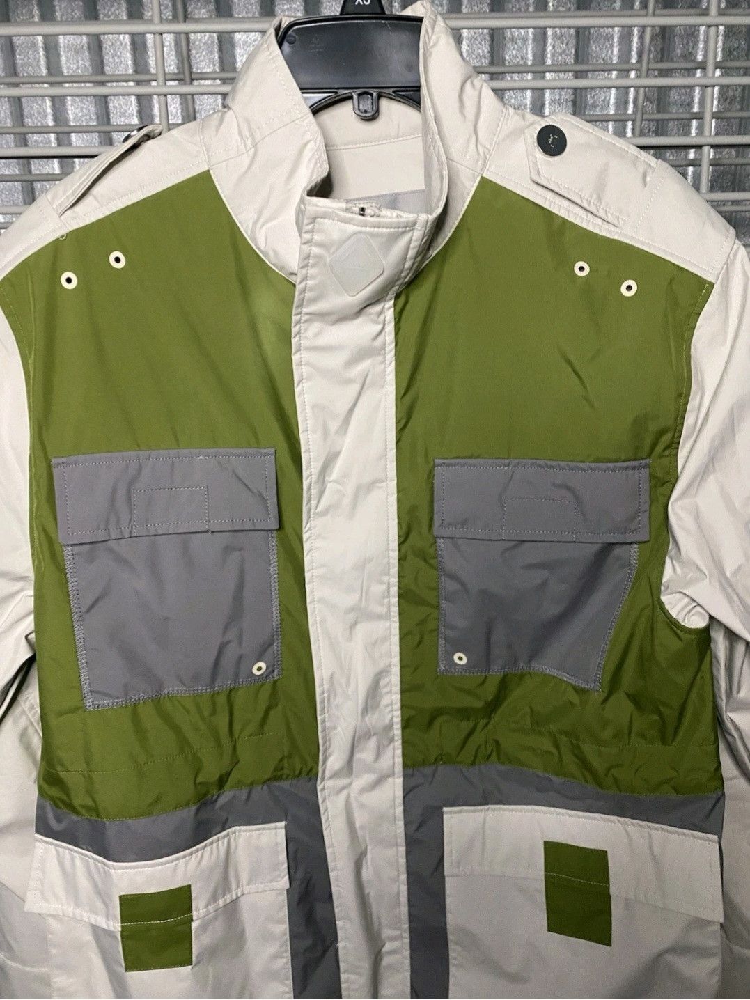 A-COLD-WALL* A-Cold-Wall Tech Shell Jacket White Olive Grey Size Large Size US L / EU 52-54 / 3 - 2 Thumbnail