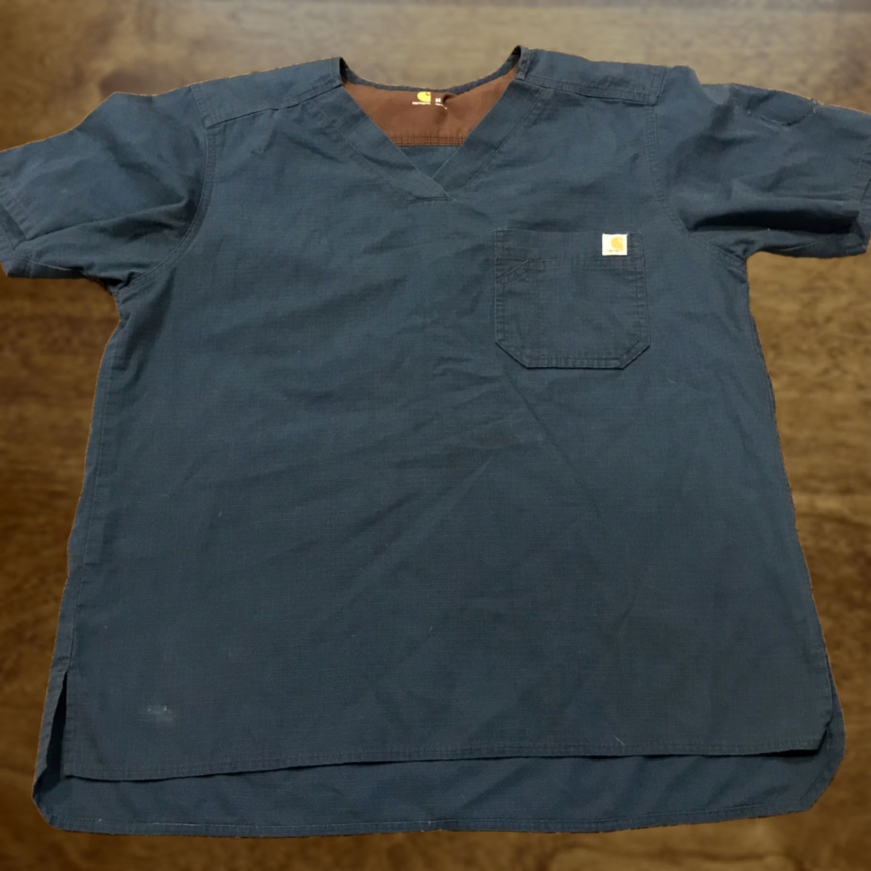 Carhartt Carhartt Scrub Top Womens M Teal Cotton Blend A16 Blue Cotton Blend Scrub Top Women M Teal Carhartt Size M / US 6-8 / IT 42-44 - 1 Thumbnail