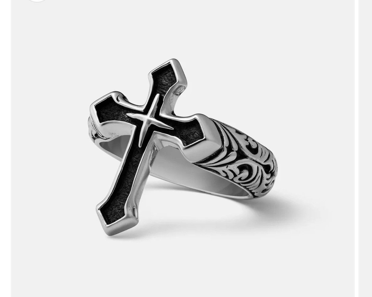 Affliction Clocks and colours cross ring Size ONE SIZE - 1 Thumbnail