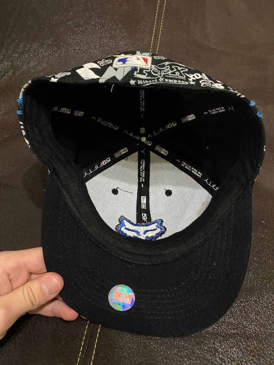 Fox Racing New Era Y2K print streetwear Hats big logo Fox Size ONE SIZE - 9 Thumbnail