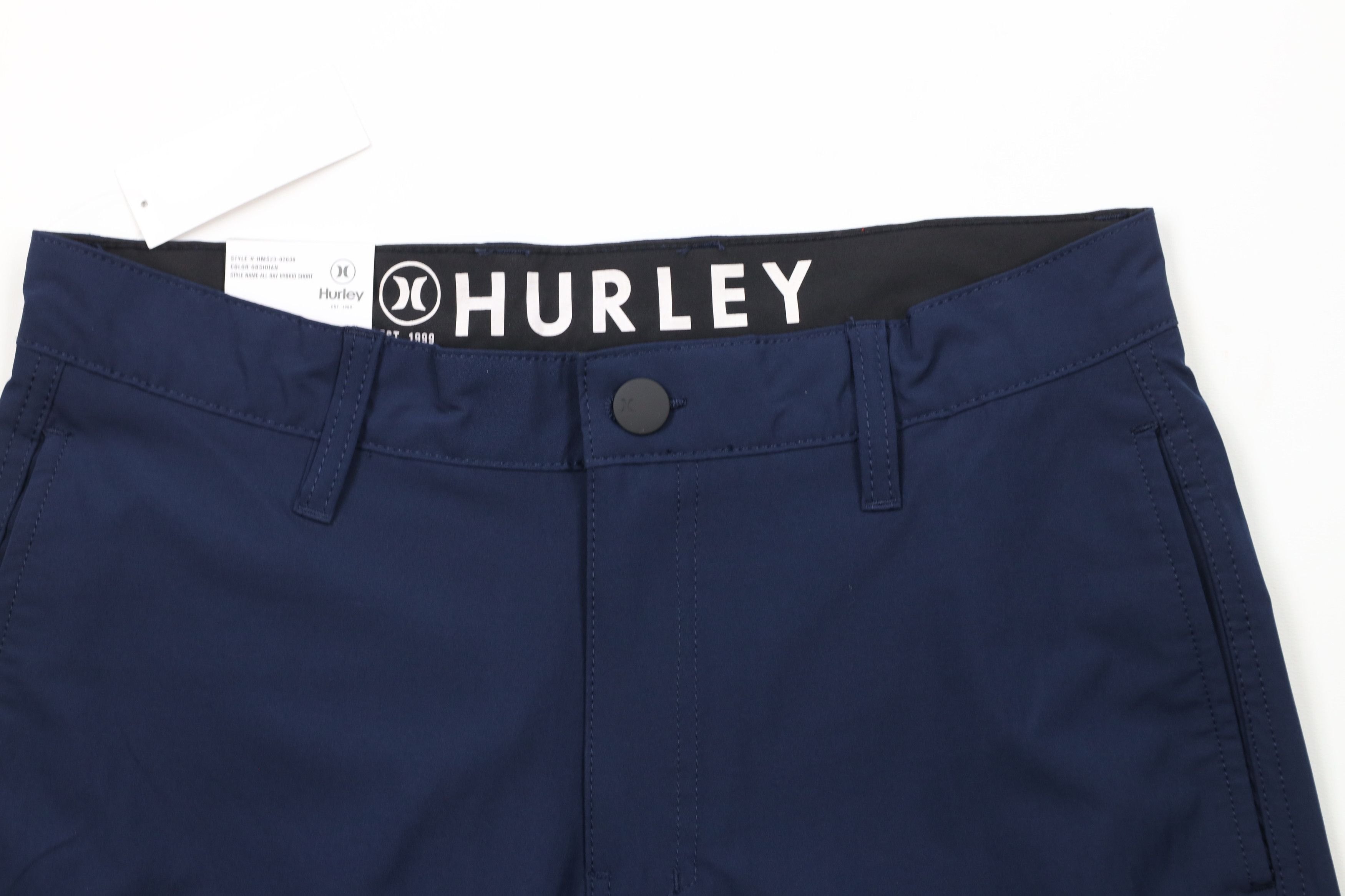 Hurley × Vintage New Hurley All Day Hybrid Shorts Stretch Blue Reflective Size US 30 / EU 46 - 2 Thumbnail