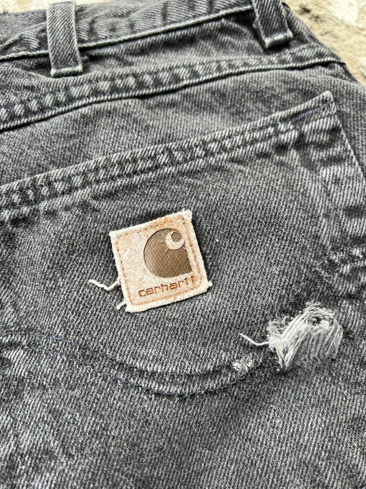 Carhartt × Vintage Carhartt Black Jeans Pants Size US 32 / EU 48 - 4 Thumbnail