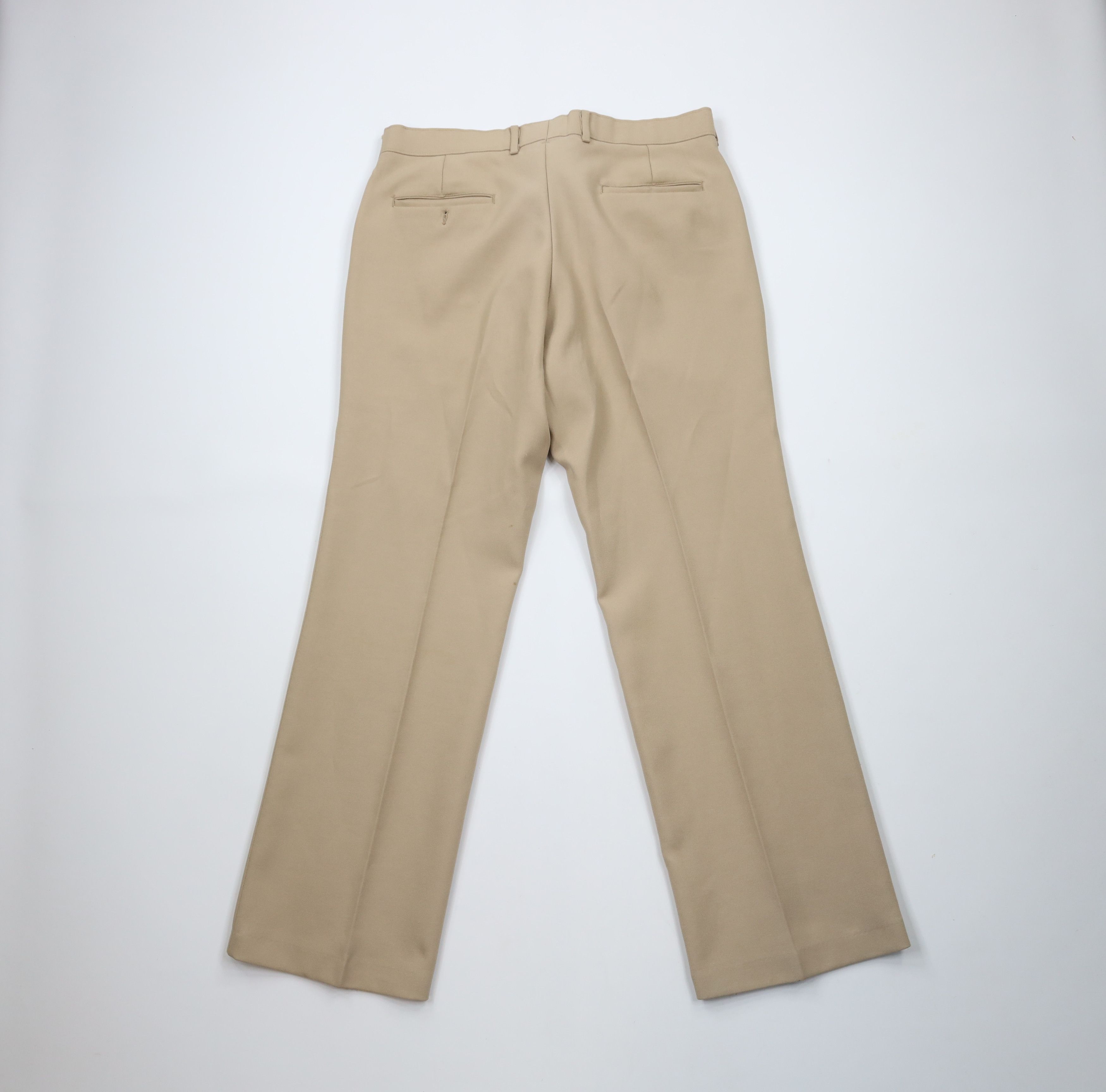 Levi's × Vintage Vintage 70s Levis Knit Wide Leg Bell Bottoms Chino Pants USA Size US 34 / EU 50 - 6 Thumbnail