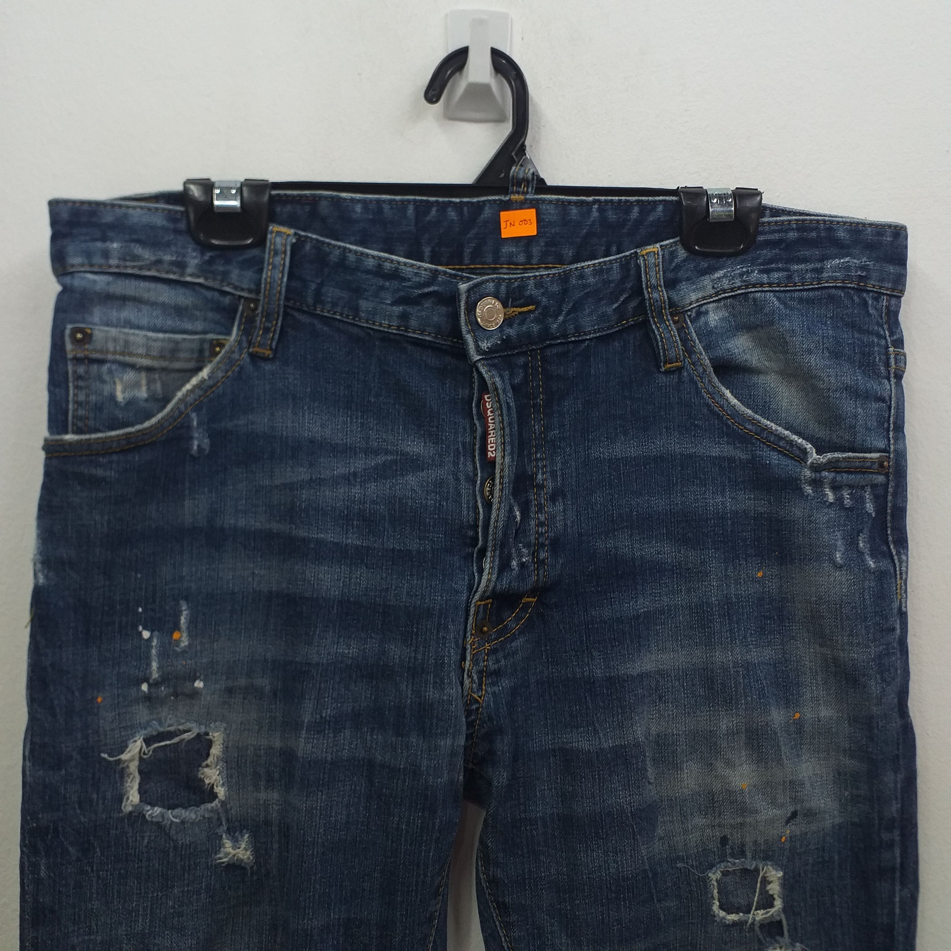 Hysteric Glamour Dsquared2 Japanese Brand Distressed Denim 36x30.5 -JN003 Size US 36 / EU 52 - 3 Thumbnail