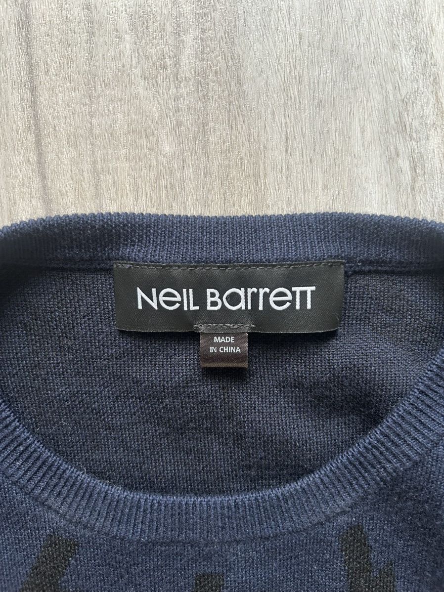 Neil Barrett Neil Barrett Lightning Print Sweater Size US S / EU 44-46 / 1 - 3 Thumbnail