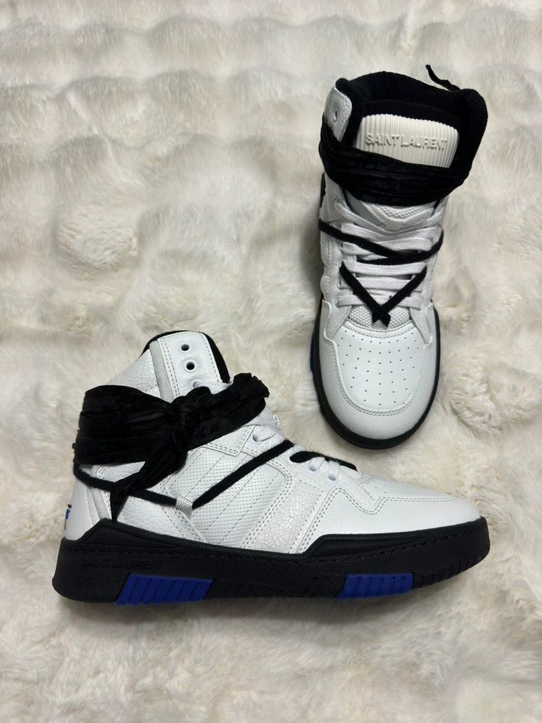 Saint Laurent Paris Saint Laurent Paris Show Ribbon Sneakers Size US 9 / EU 42 - 3 Thumbnail
