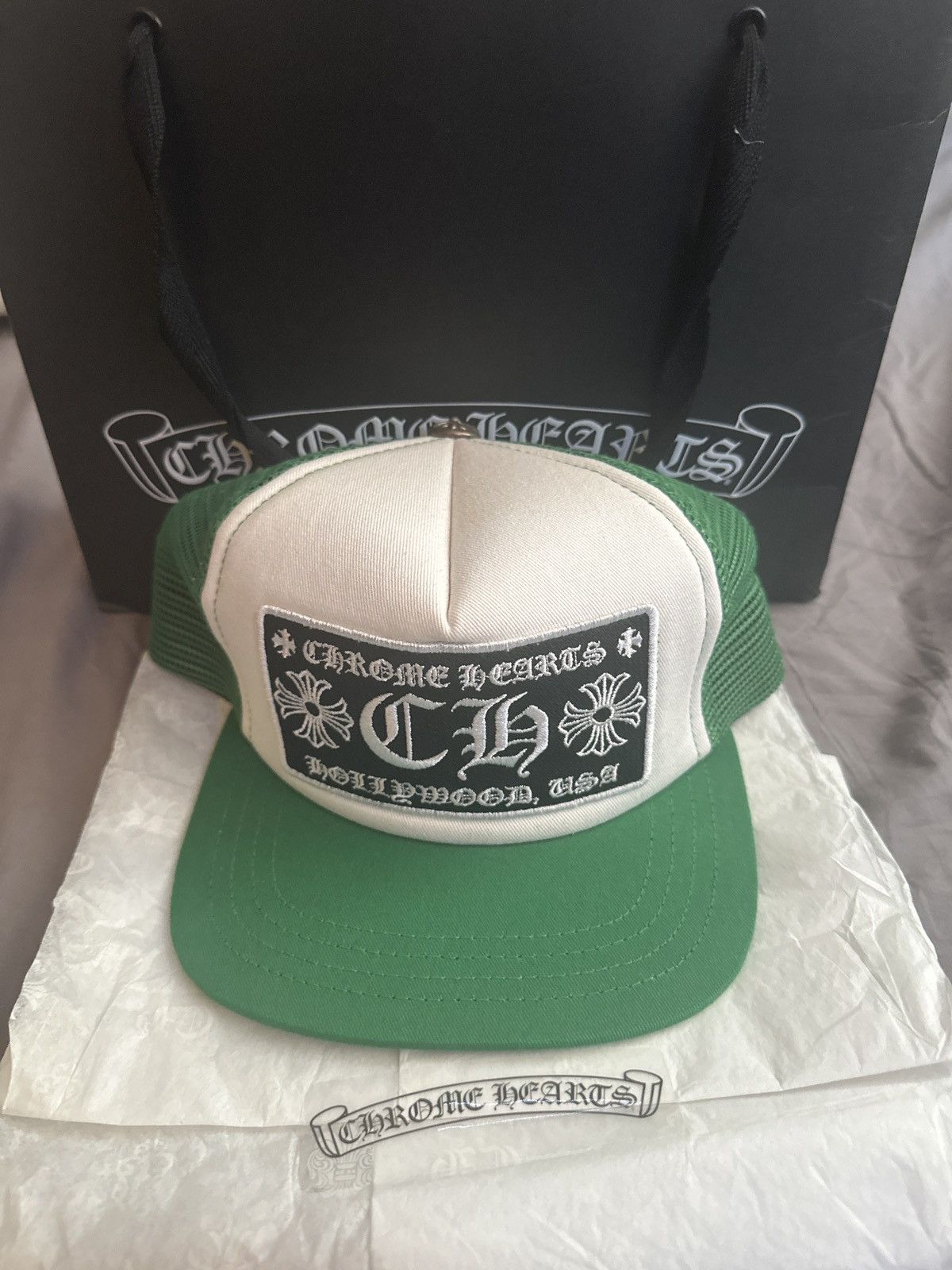 Chrome Hearts Chrome Hearts CH Trucker Hat Size ONE SIZE - 1 Thumbnail