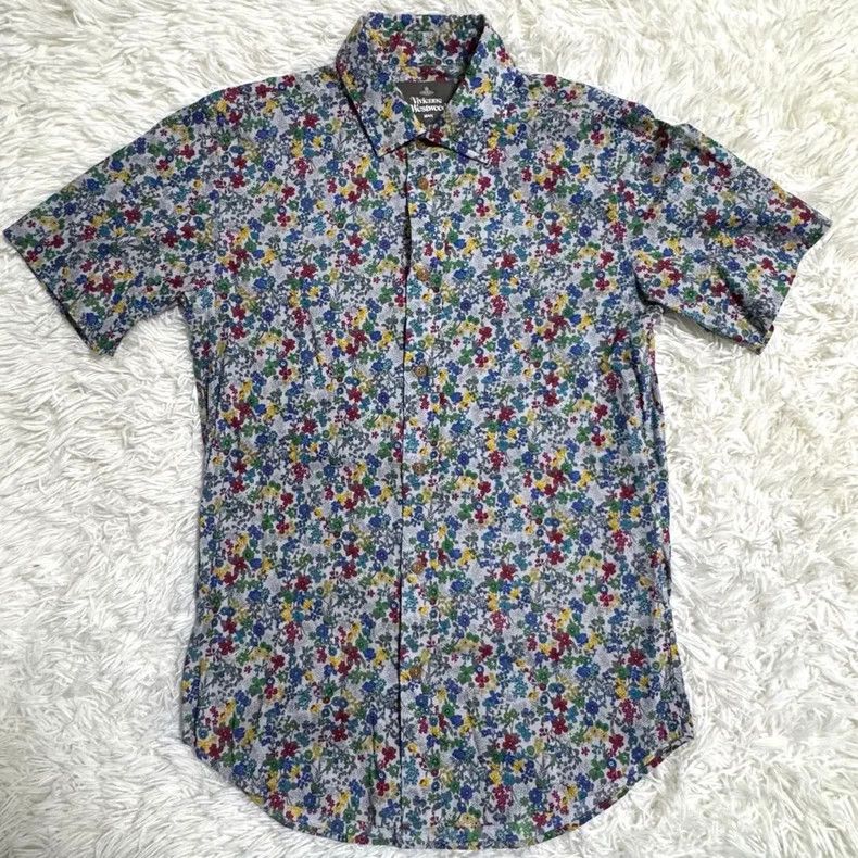 Vivienne Westwood Vivienne Westwood Floral pattern short-sleeved shirt Size M / US 6-8 / IT 42-44 - 1 Thumbnail