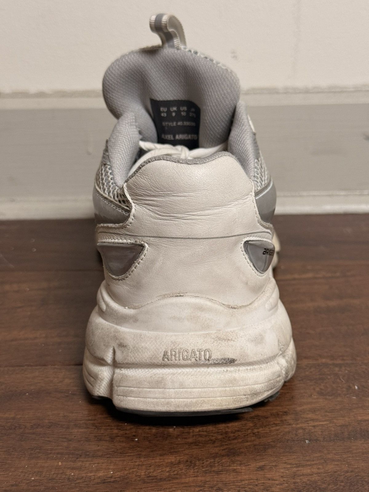 Axel Arigato Axel Arigato Marathon Runner White/Silver Size US 10 / EU 43 - 5 Thumbnail