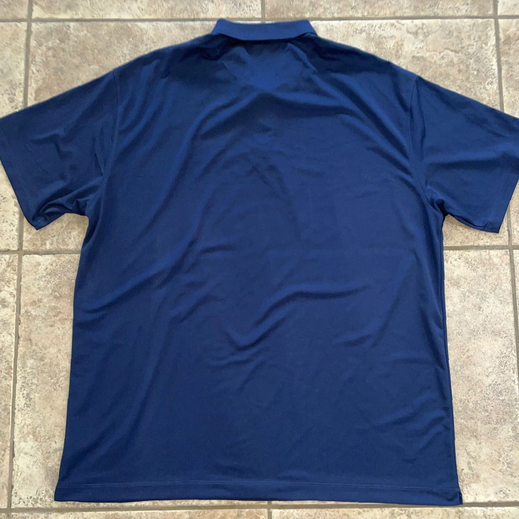 Vintage NIKE GOLF Talking Rock Polo Shirt Blue Mens Size L Short Sleeve Button-Up Size US L / EU 52-54 / 3 - 5 Thumbnail