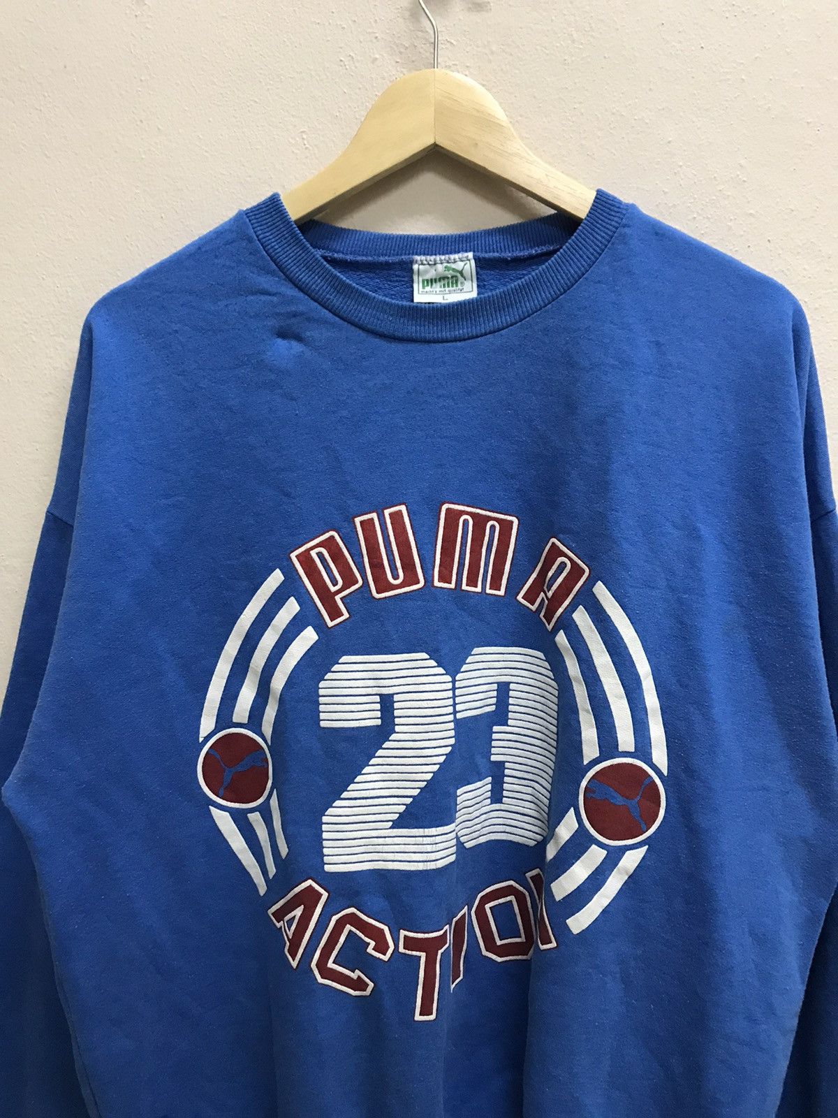 Puma Vintage Puma Made in greece biglogo sweatshirt Size US L / EU 52-54 / 3 - 4 Thumbnail