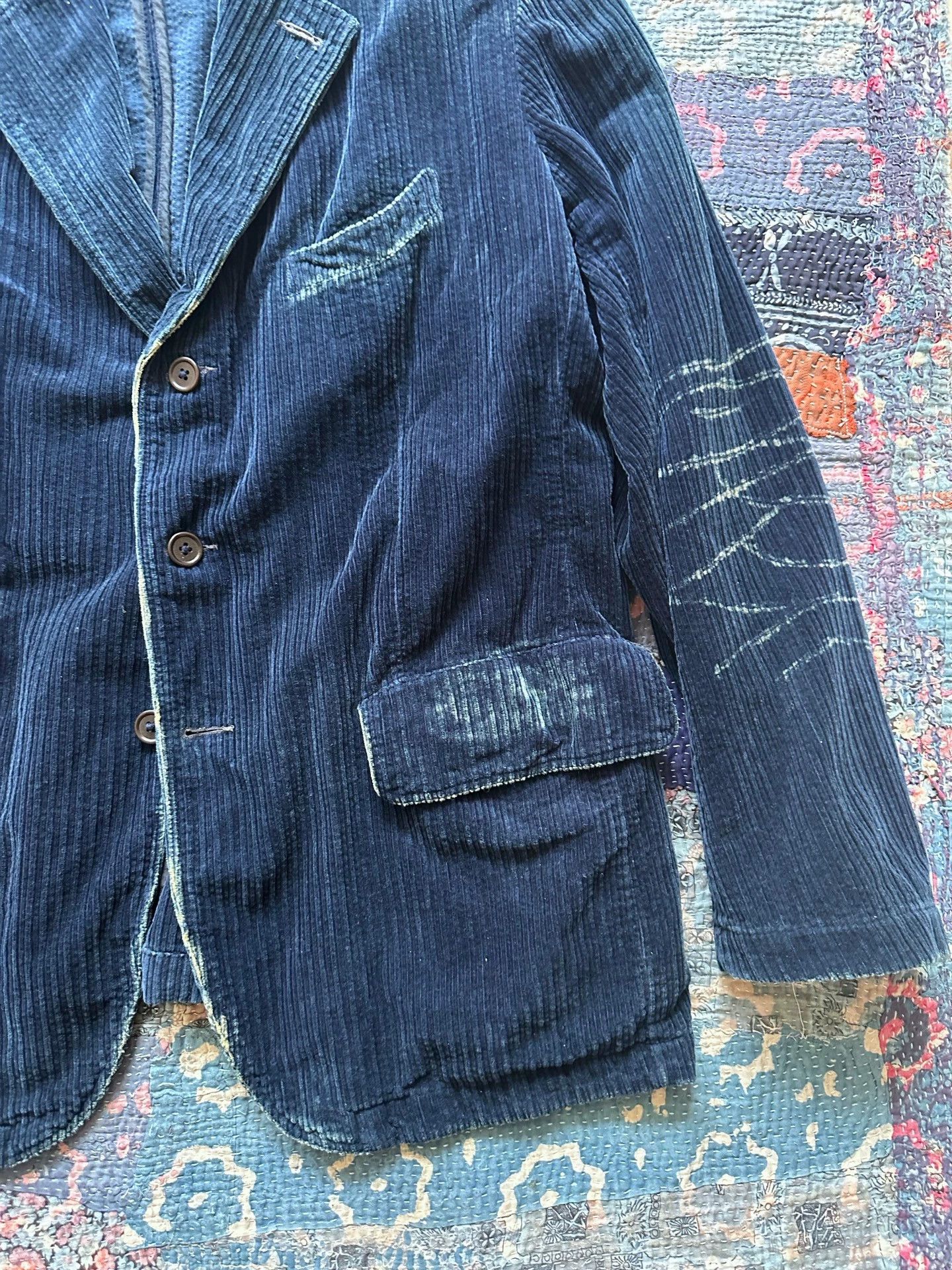 RRL Ralph Lauren RRL Indigo Corduroy Blazer XL Reworked Like New Size US XL / EU 56 / 4 - 4 Thumbnail