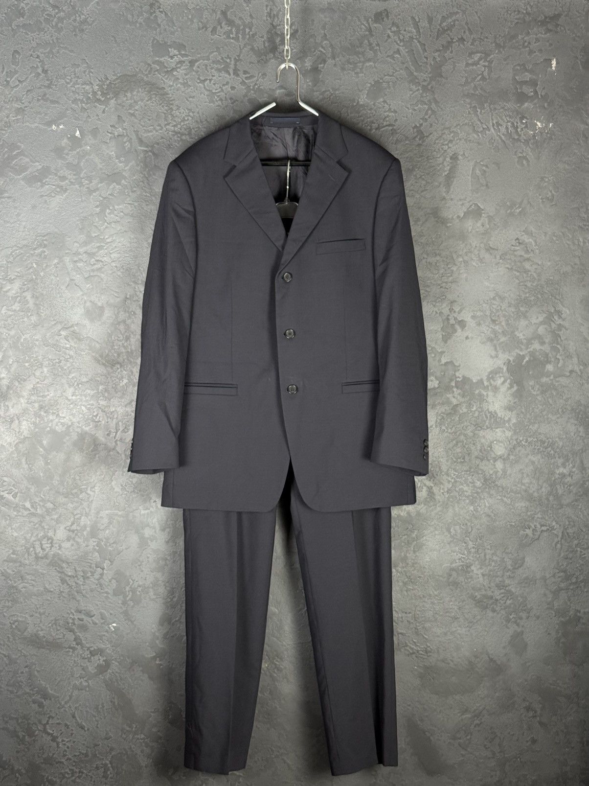 Versace Versace Collection Men's Wool Stretch Three Button Suit 52 Size 52R - 1 Thumbnail