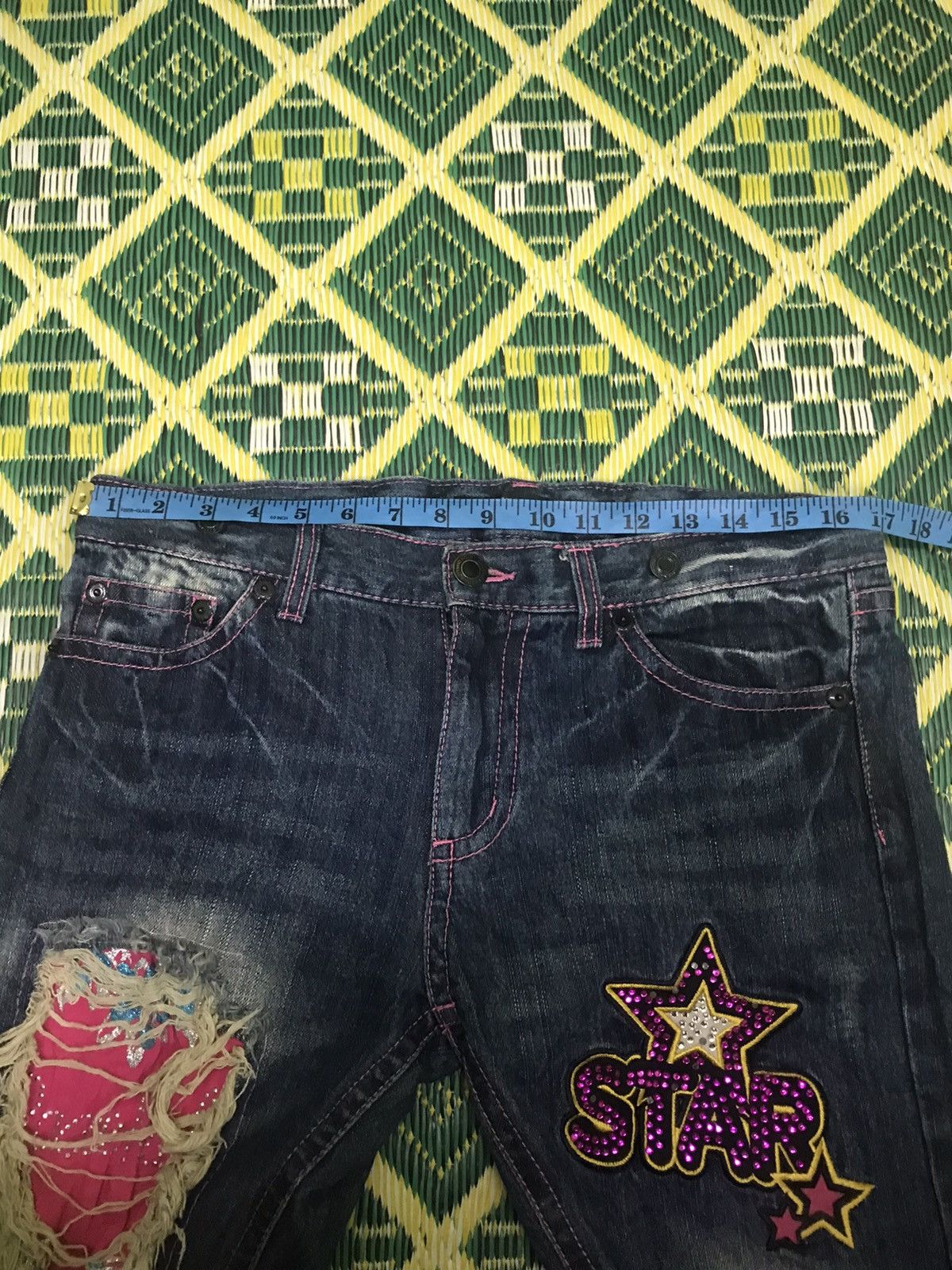 Japanese Brand × Seditionaries × Vintage punk distressed japanese brand chip clip star Size US 34 / EU 50 - 12 Thumbnail