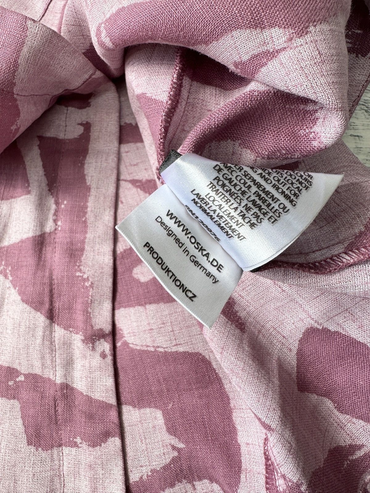 OSKA OSKA 100% Linen Abstract Geometric Tank Top Blouse Lagenlook Size S / US 4 / IT 40 - 8 Thumbnail