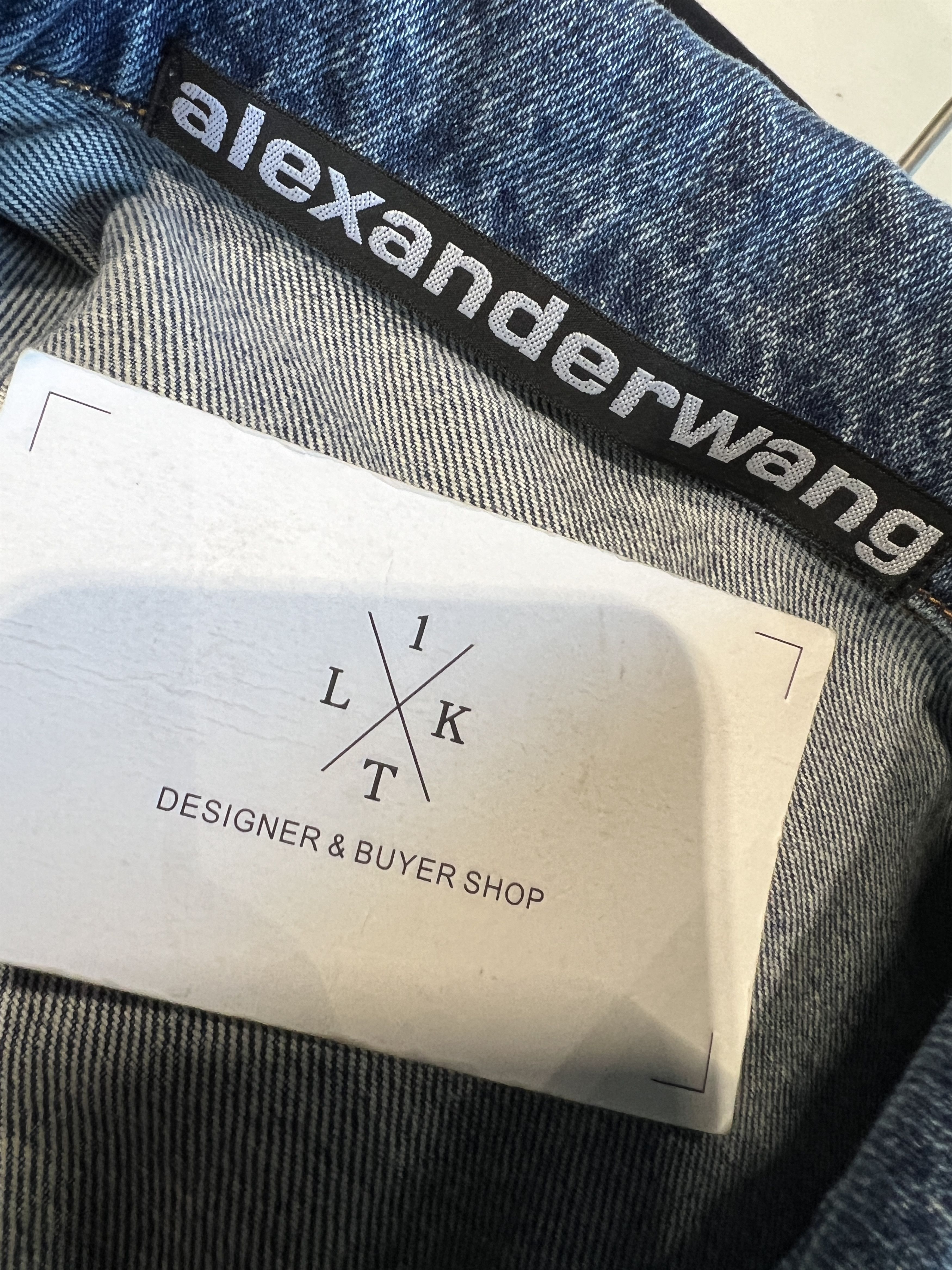 Alexander Wang Alexander Wang denim jacket （Cuff logo） Size US S / EU 44-46 / 1 - 3 Thumbnail