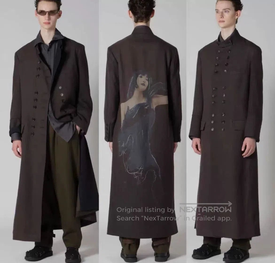 Yohji Yamamoto Yohji Yamamoto Napoleon Coat 24AW. Size US XL / EU 56 / 4 - 7 Thumbnail