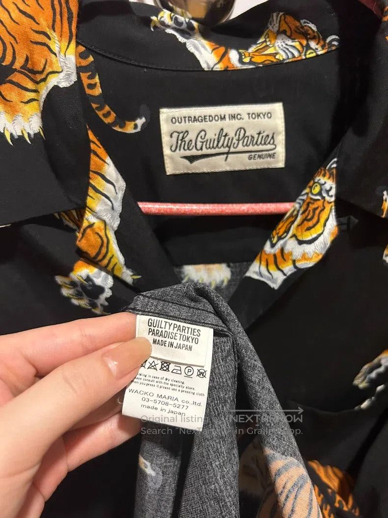 Wacko Maria Wacko Maria 21SS TIM LEHI Co-branded Limited White Tiger C Size US M / EU 48-50 / 2 - 3 Thumbnail