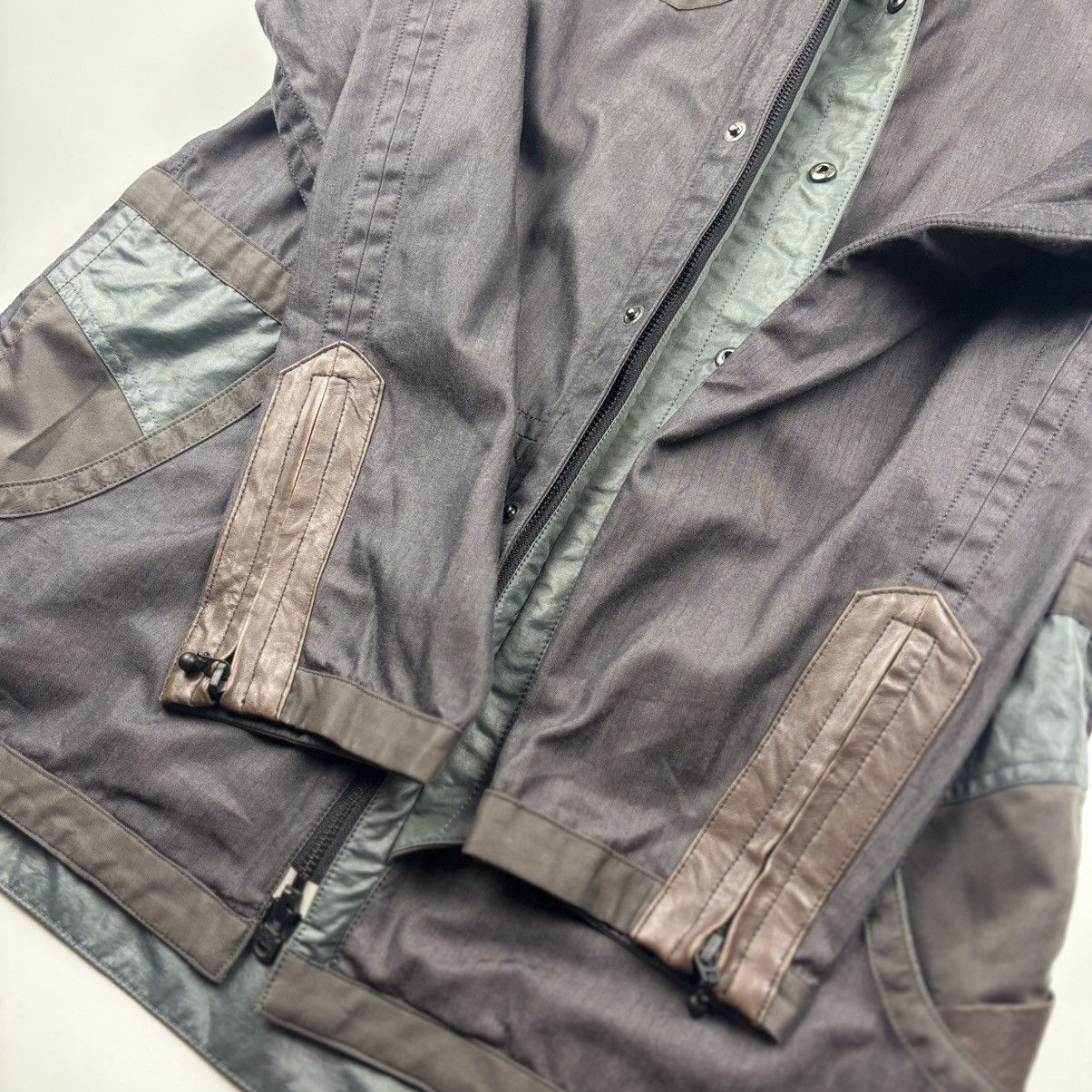 White Mountaineering White Mountaineering Multi Cloth Military Jacket Size US L / EU 52-54 / 3 - 4 Thumbnail