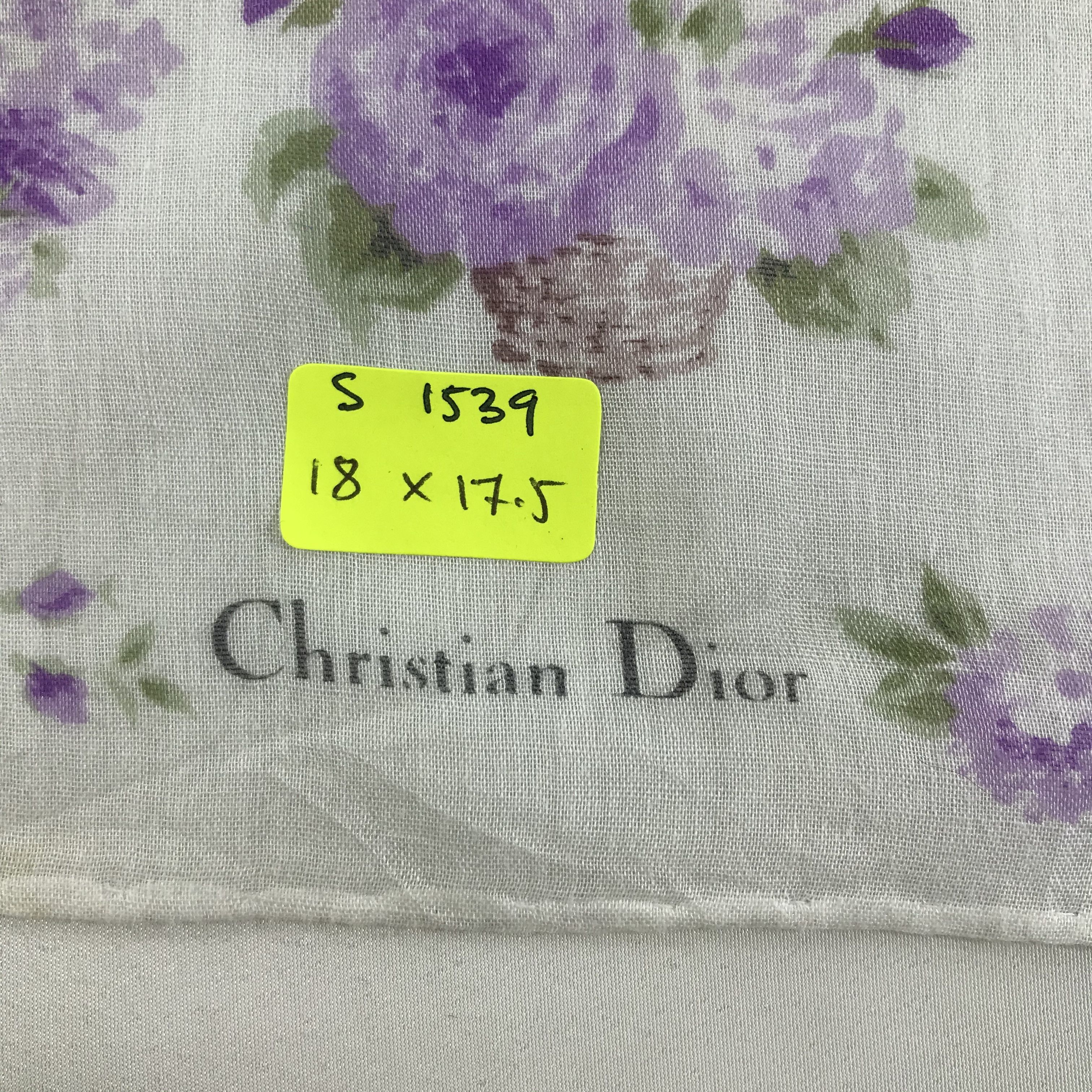 Vintage Christian Dior Bandana / Handkerchief / Neckerchief - S1539 Size ONE SIZE - 6 Thumbnail