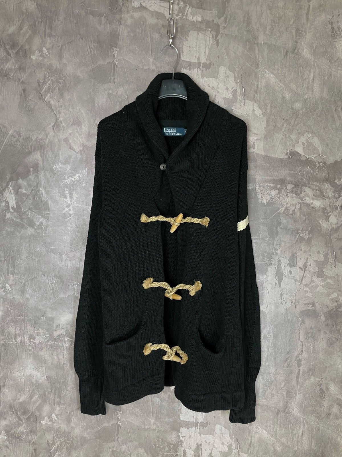 Polo Ralph Lauren × Vintage Vintage Polo Ralph Lauren Handmade Knit Cardigan Size US S / EU 44-46 / 1 - 1 Thumbnail