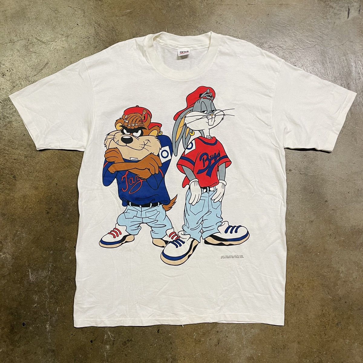 Comics × Streetwear × Vintage Vintage 90s Looney Tunes Bugs Taz 
