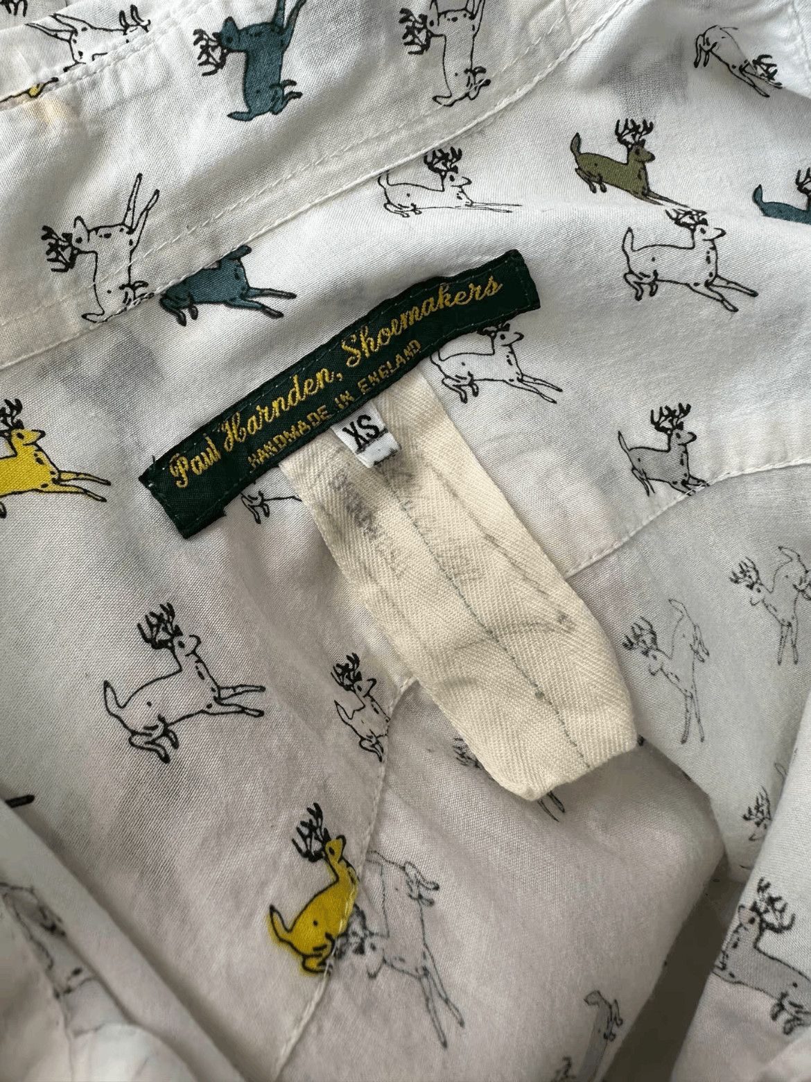 Paul Harnden Shoemakers Paul Harnden Shoemakers Deer Pattern Shirt Size US XS / EU 42 / 0 - 6 Thumbnail