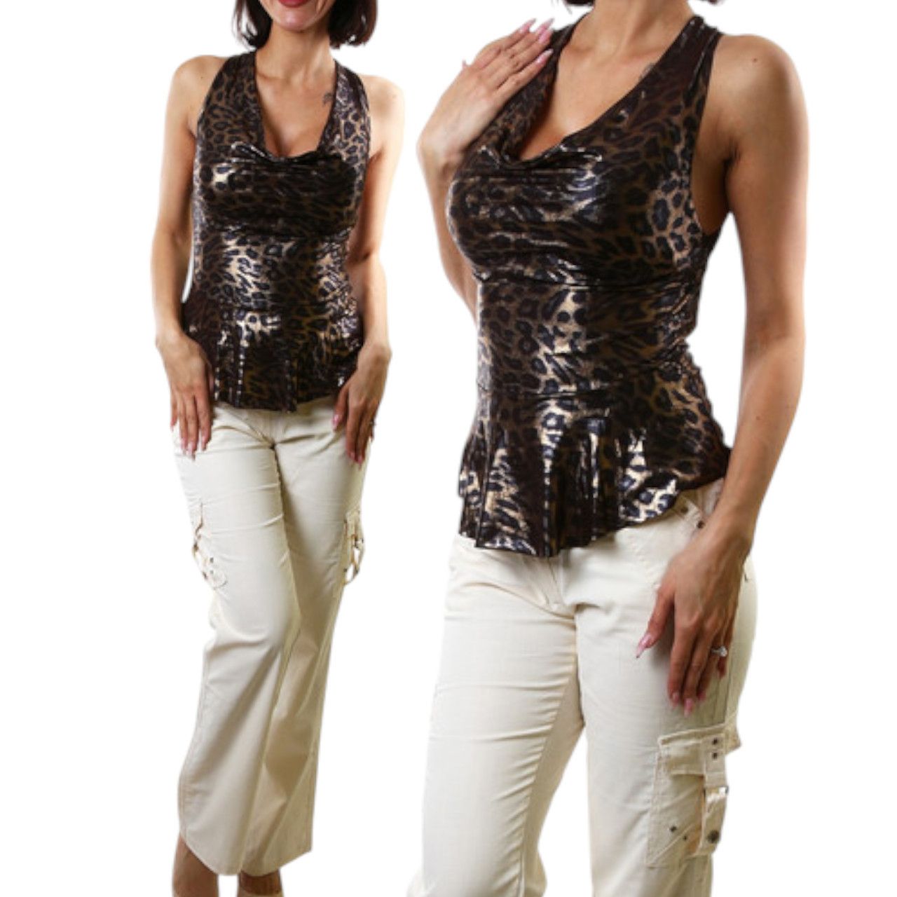 Other Leopard Halter top sz S Size S / US 4 / IT 40 - 2 Thumbnail