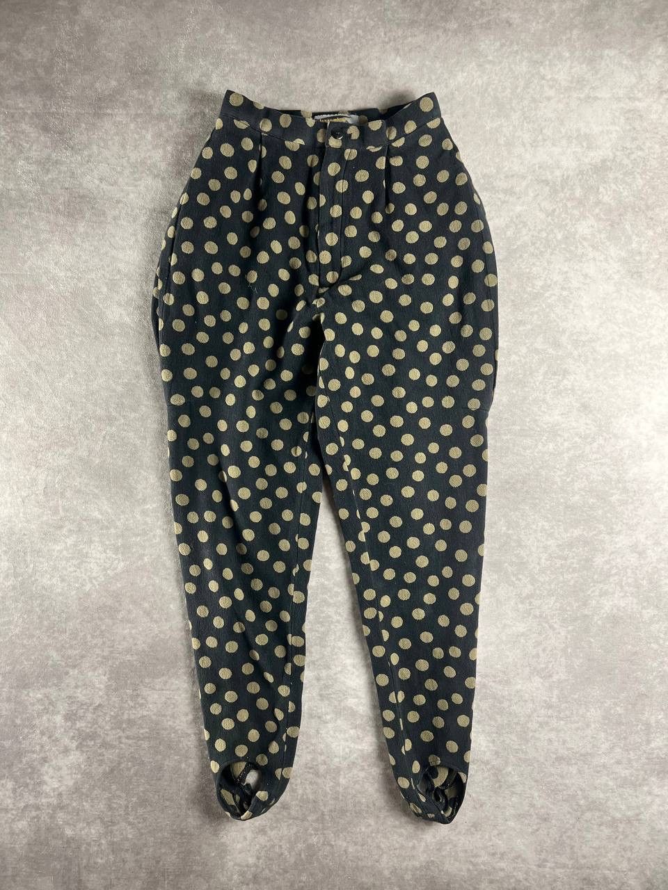 Issey Miyake Issey Miyake Polka Dot Stirrup Pants Japan Avant-Garde S Size 27" / US 4 / IT 40 - 1 Thumbnail