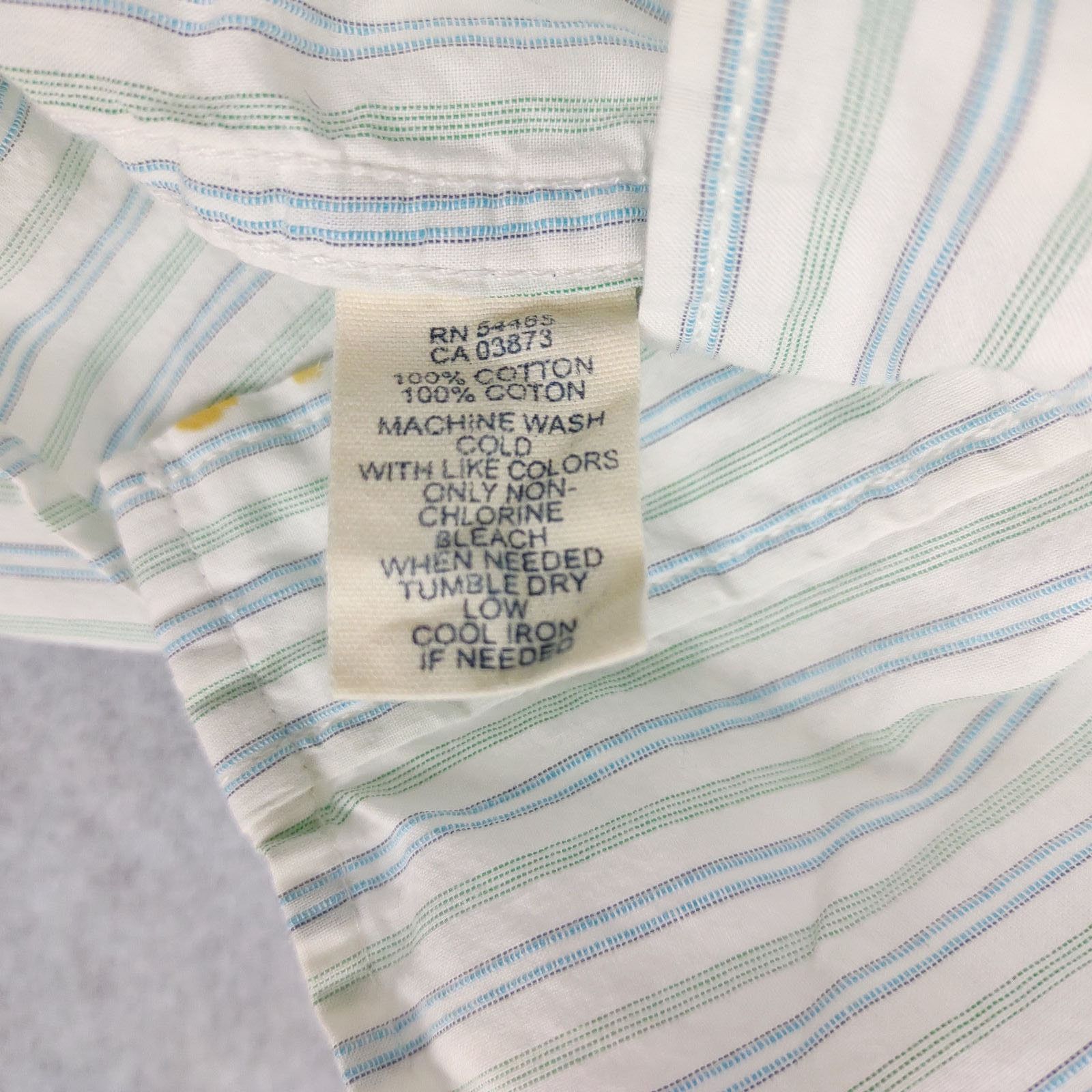 American Eagle Outfitters Vtg AEO Men's M Striped Casual Dress Shirt Long Sleeve Size US M / EU 48-50 / 2 - 8 Thumbnail