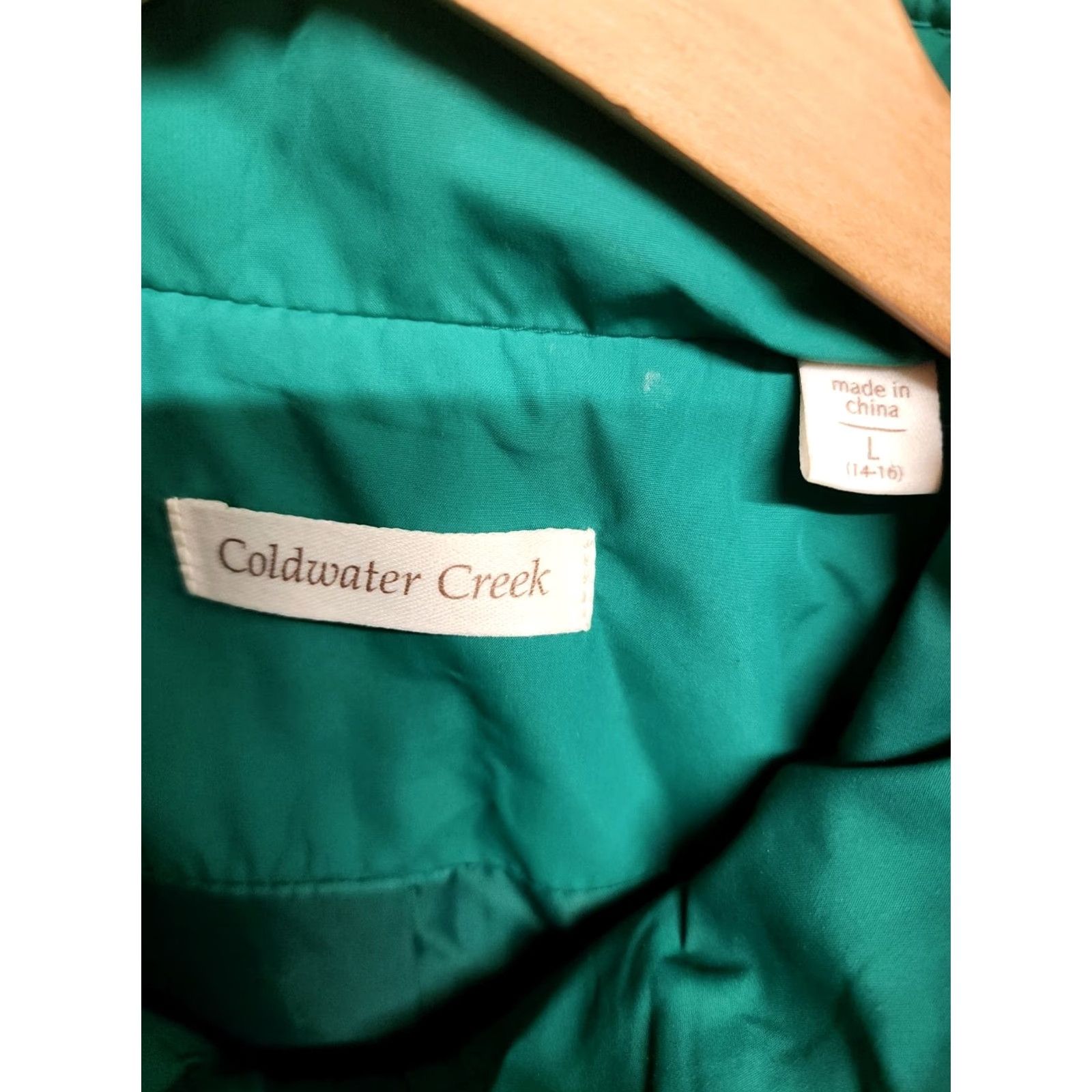 Coldwater Creek Coldwater Creek Vest Womens Green Quilted Sleeveless Outdoor Size L Adult Womens Urban Outdoor VINTAGE if applicable Size L / US 10 / IT 46 - 3 Thumbnail