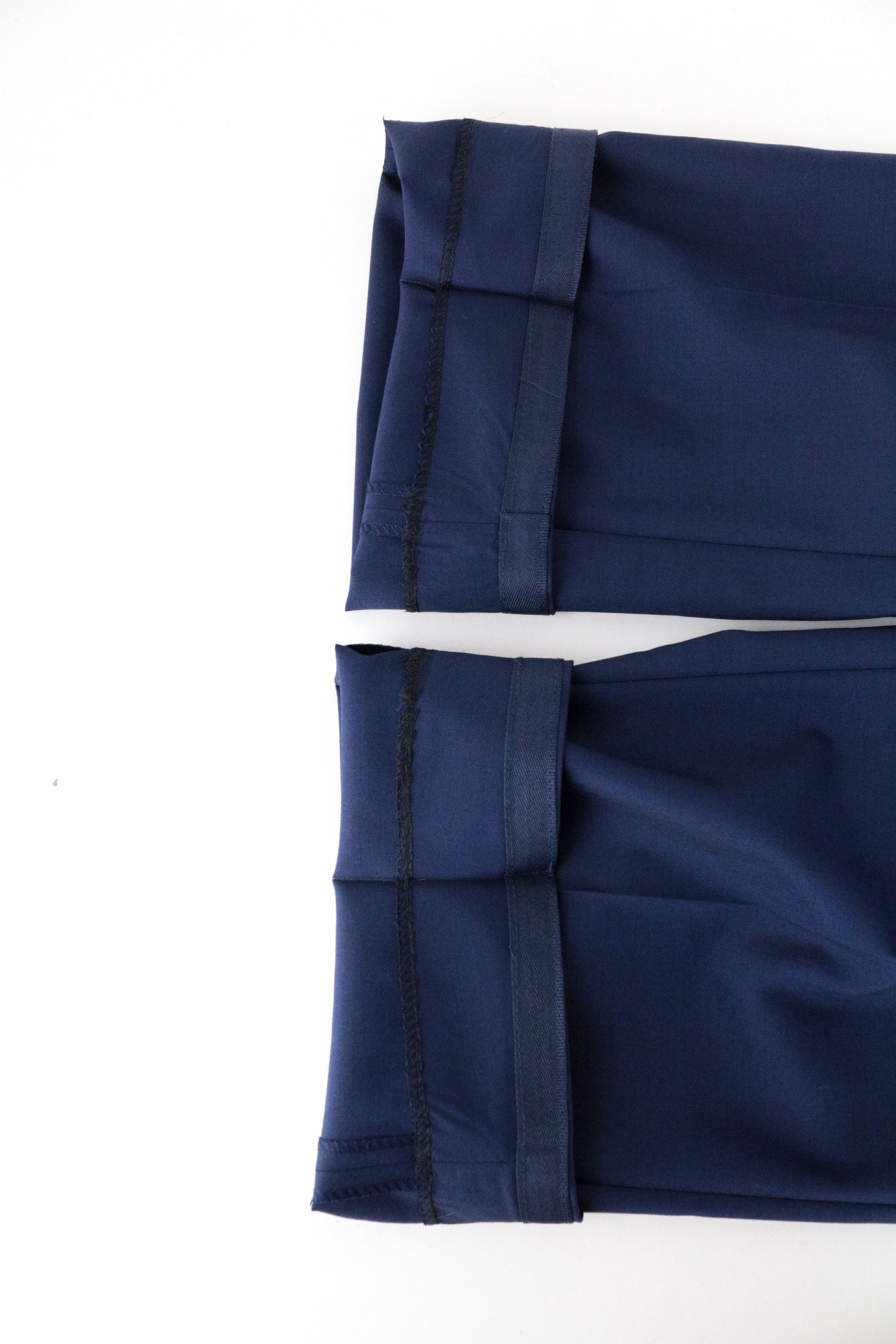 Suitsupply BRESCIA UK40R Blue Wool Trousers 66659 Size US 40 / EU 56 - 9 Thumbnail