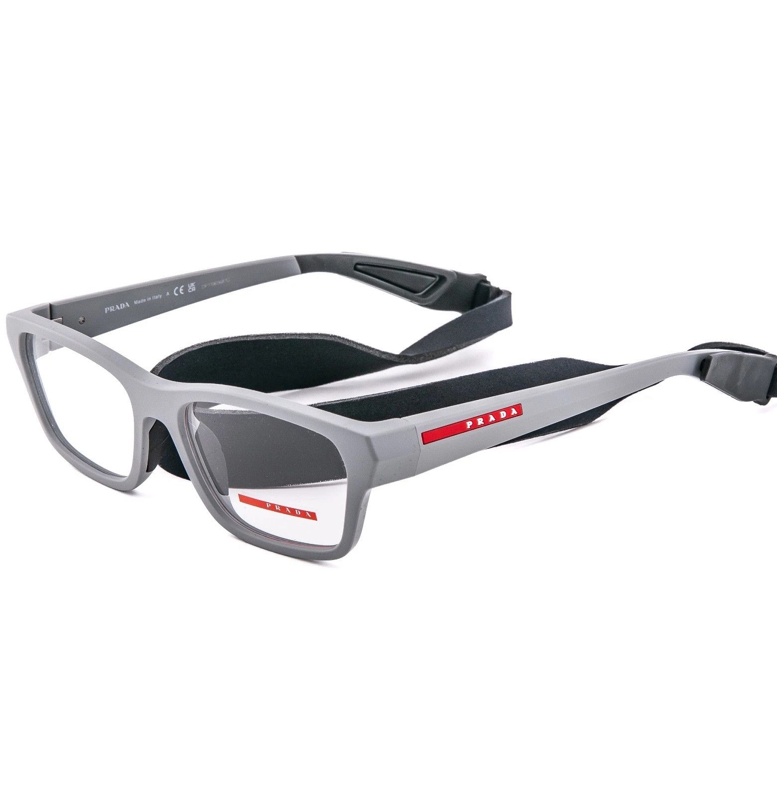 Prada PRADA Linea Rossa Sport 03R Gray Unisex Eyeglasses PS03RV Size ONE SIZE - 4 Thumbnail