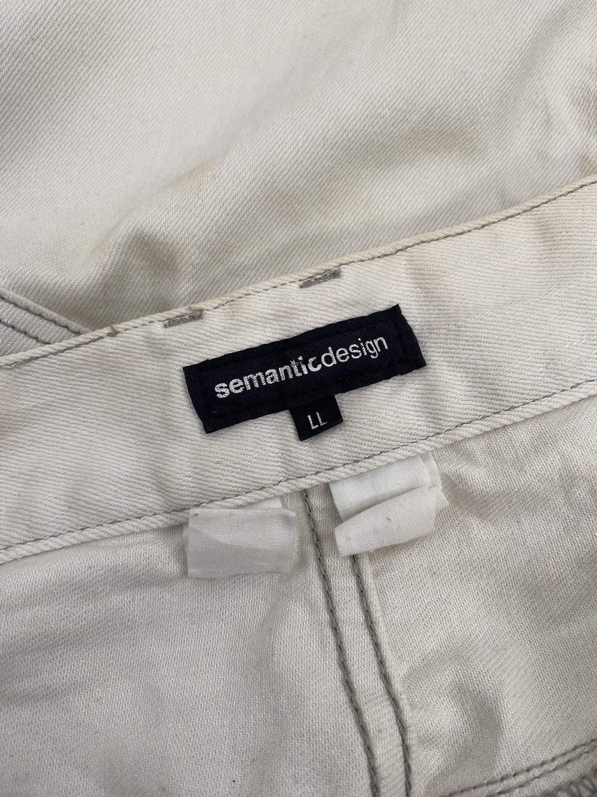 If Six Was Nine × Japanese Brand × semanticdesign Semantic design white mud max jeans Size US 34 / EU 50 - 5 Thumbnail