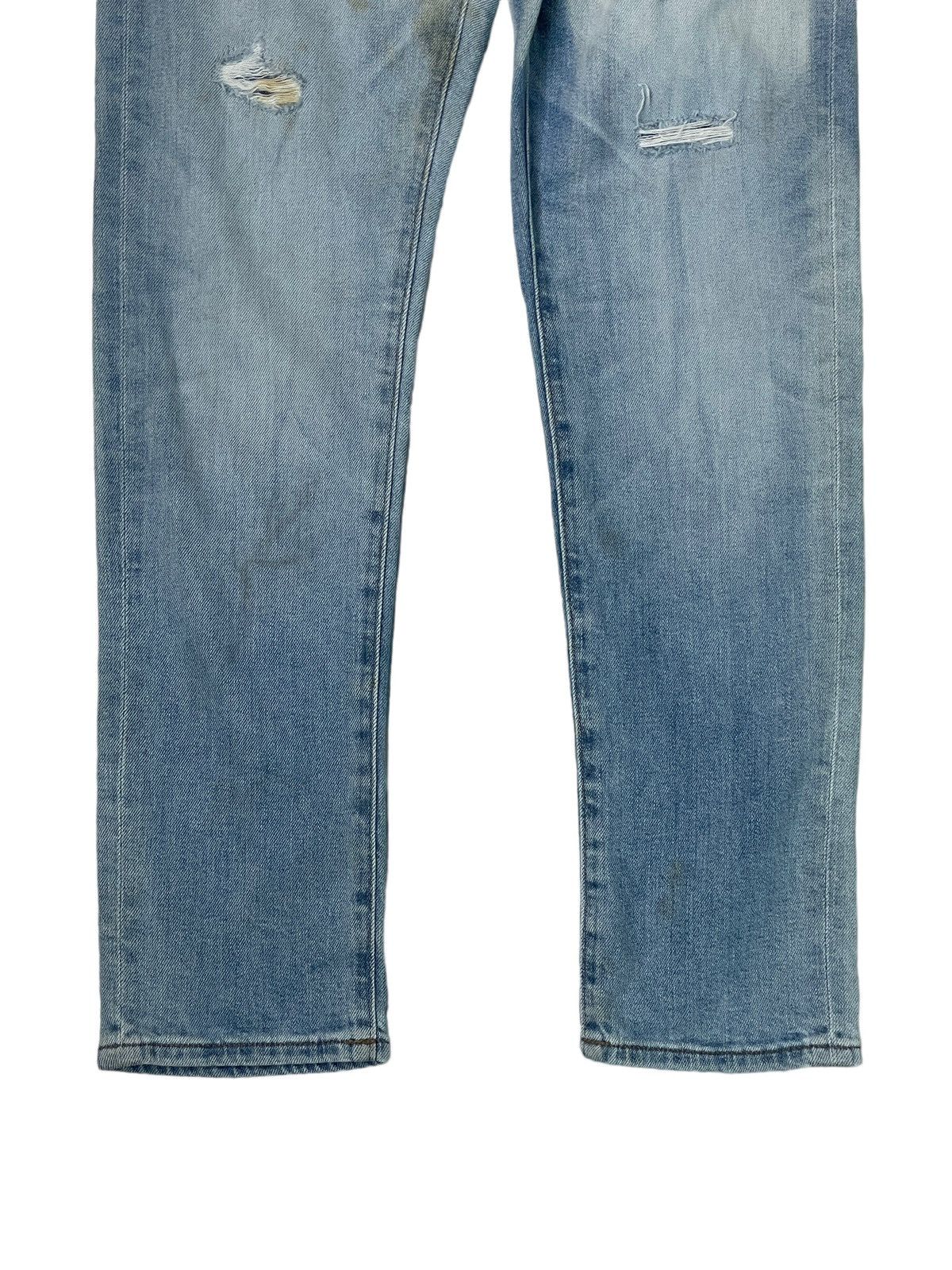 Japanese Brand Uniqlo Distressed Jeans Size US 31 - 3 Thumbnail