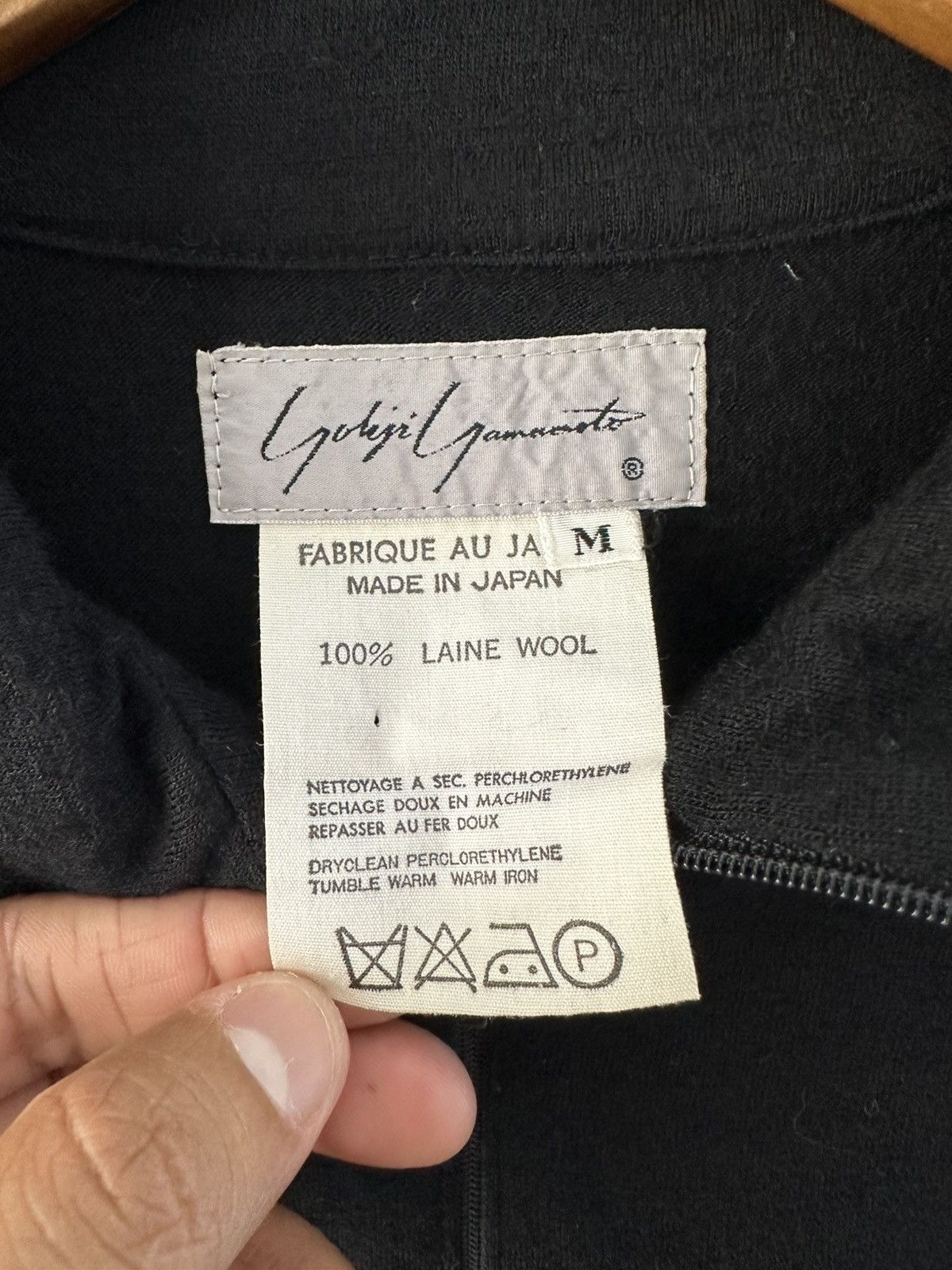 Yohji Yamamoto Yohji Yamamoto Laine Wool Half Zipper Size US M / EU 48-50 / 2 - 9 Thumbnail