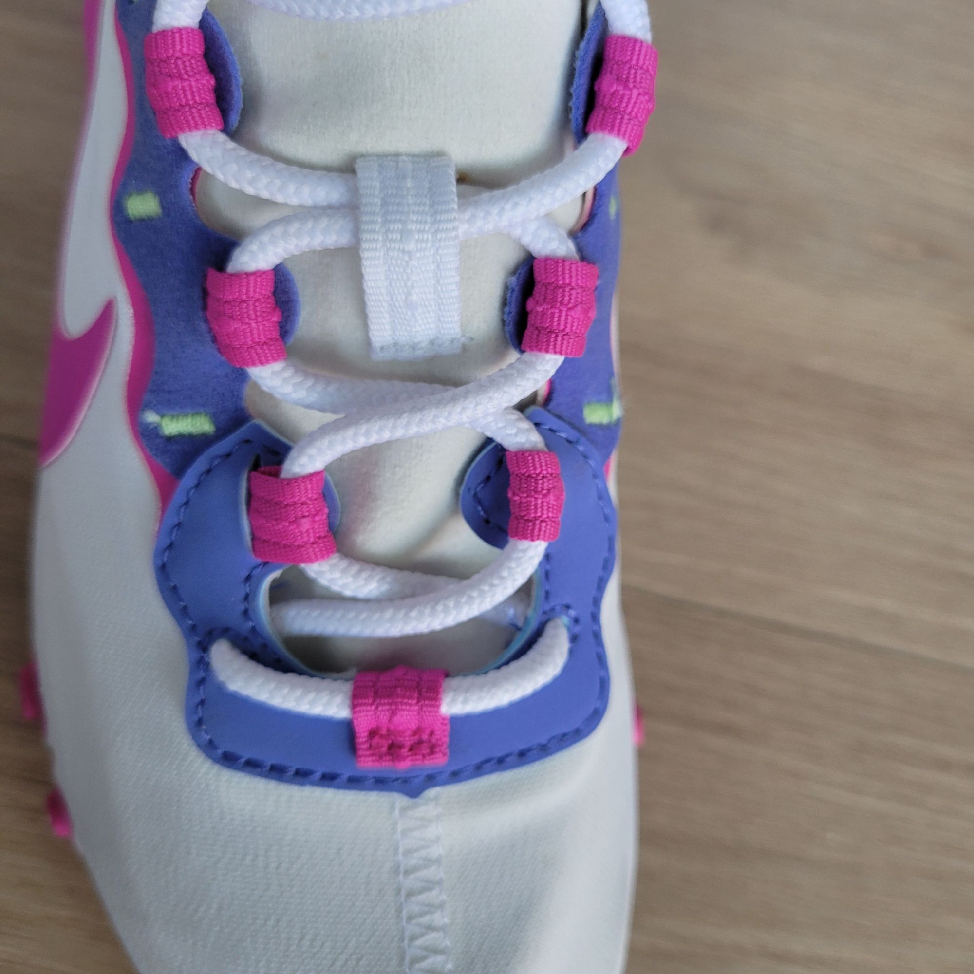 Nike ⭐Nike React Element 55 Womens Athletic Running Shoes 5 Whit Size US 5 / IT 35 - 5 Thumbnail