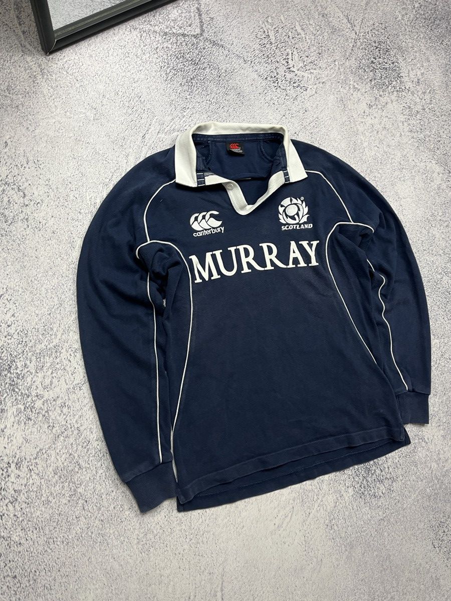 Canterbury of New Zealand Vintage Canterbury Scotland Murray Rugby Long Sleeve Rare Size US S / EU 44-46 / 1 - 4 Thumbnail