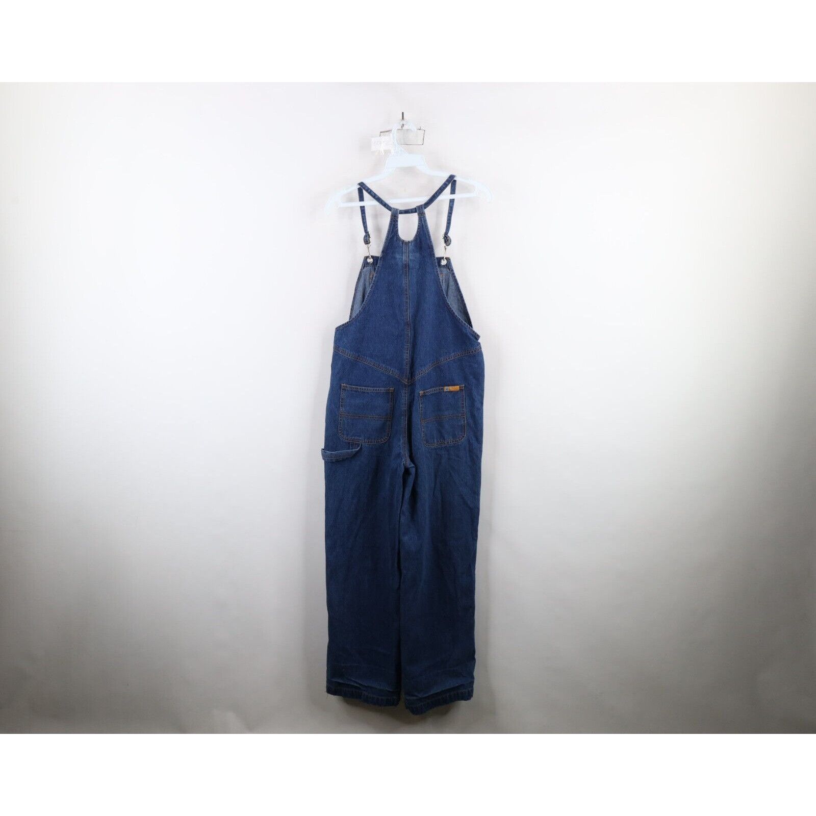 Vintage Vintage 90s Looney Tunes Tweety Bird Flower Denim Overalls Size 34" / US 12 / IT 48 - 17 Thumbnail