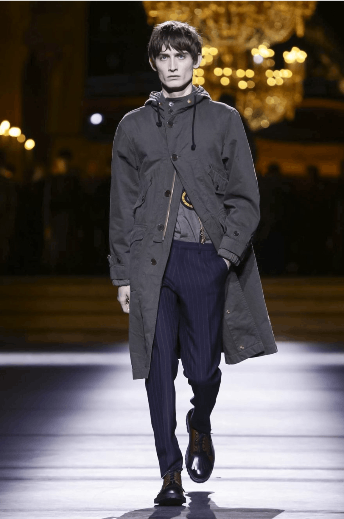 Dries Van Noten Dries Van Noten Mens A/W16 Runway Parka Size US S / EU 44-46 / 1 - 9 Thumbnail