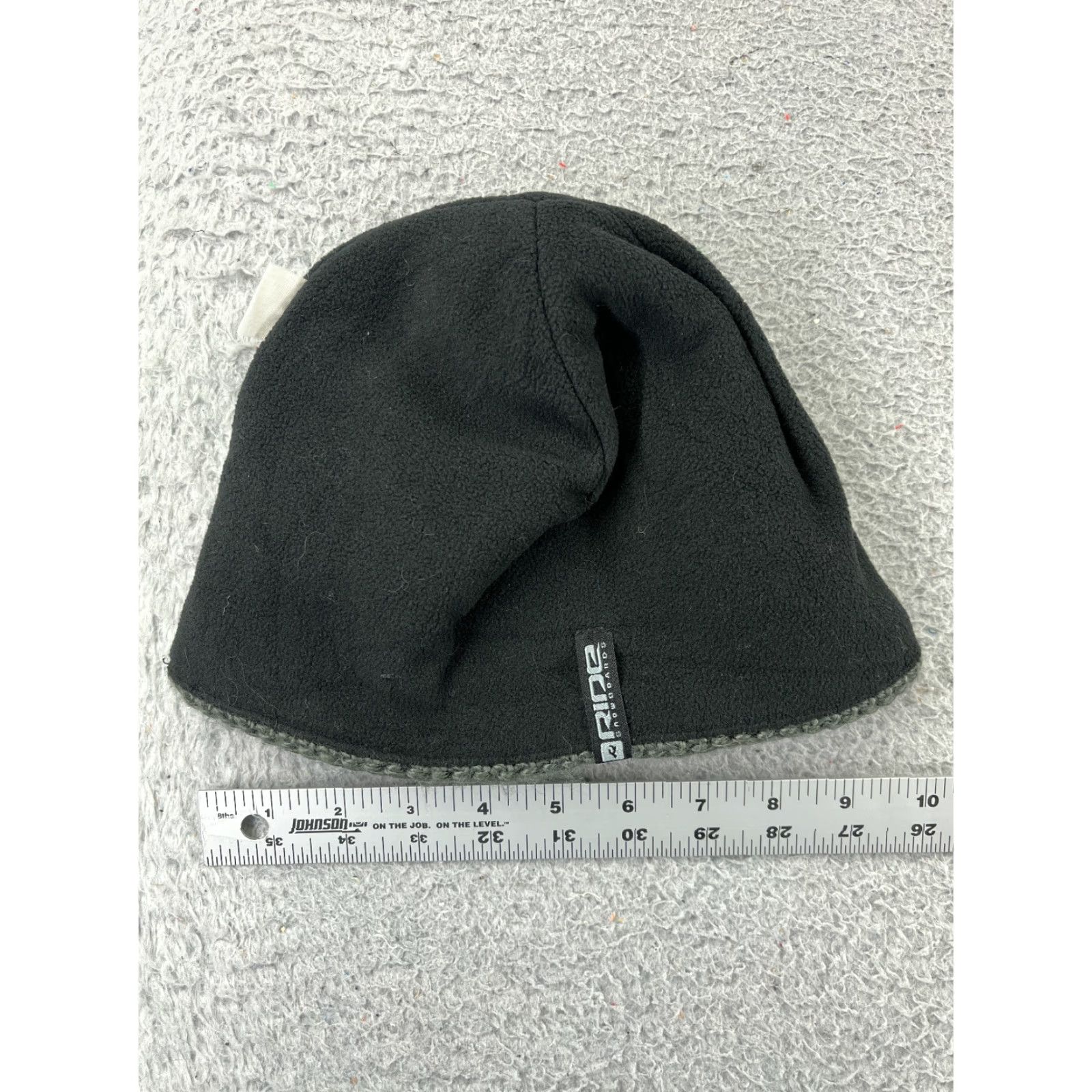 Vintage Ride Snowboards Beanie Toque Gray Pom Knit Embroidered Acrylic Poly Lined Pom Unisex Adults One Size Knit Hat Mens Womens Size ONE SIZE - 6 Thumbnail