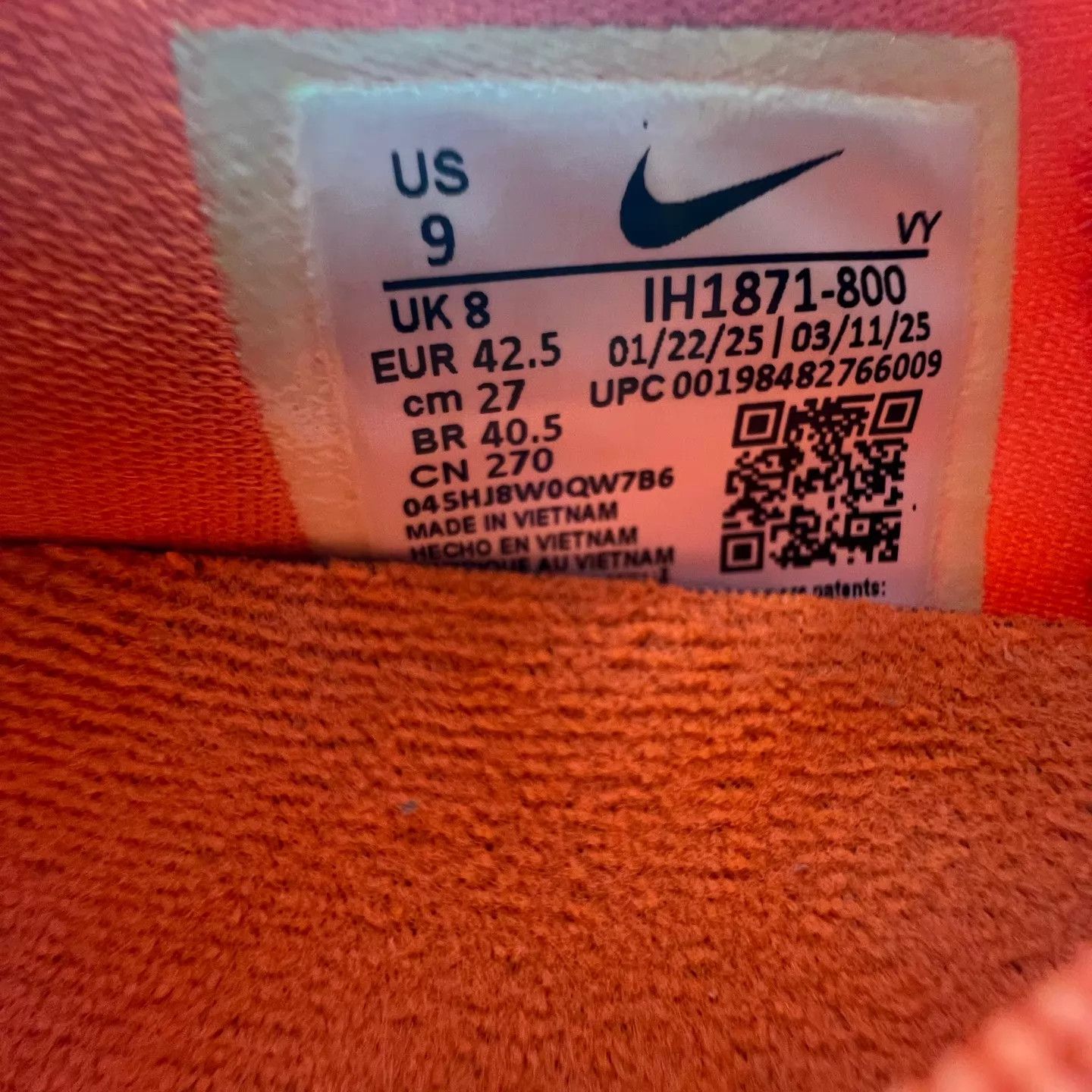 Nike Nike Kobe 6 Orange Silver 42.5 Like New Size US 9.5 / EU 42-43 - 8 Thumbnail