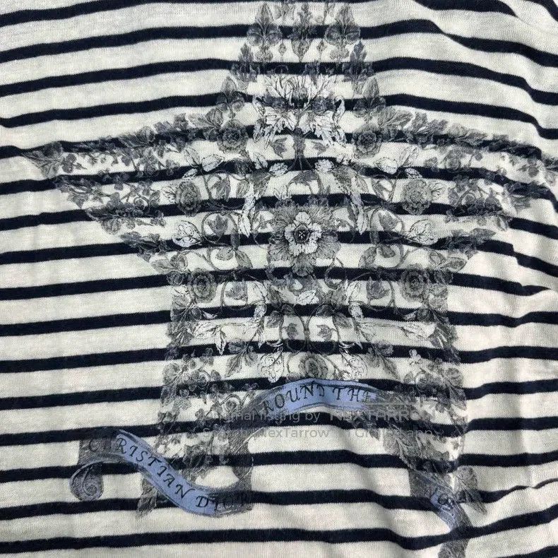 Dior Dior Blue and white striped five-pointed star logo hooded Size M / US 6-8 / IT 42-44 - 7 Thumbnail
